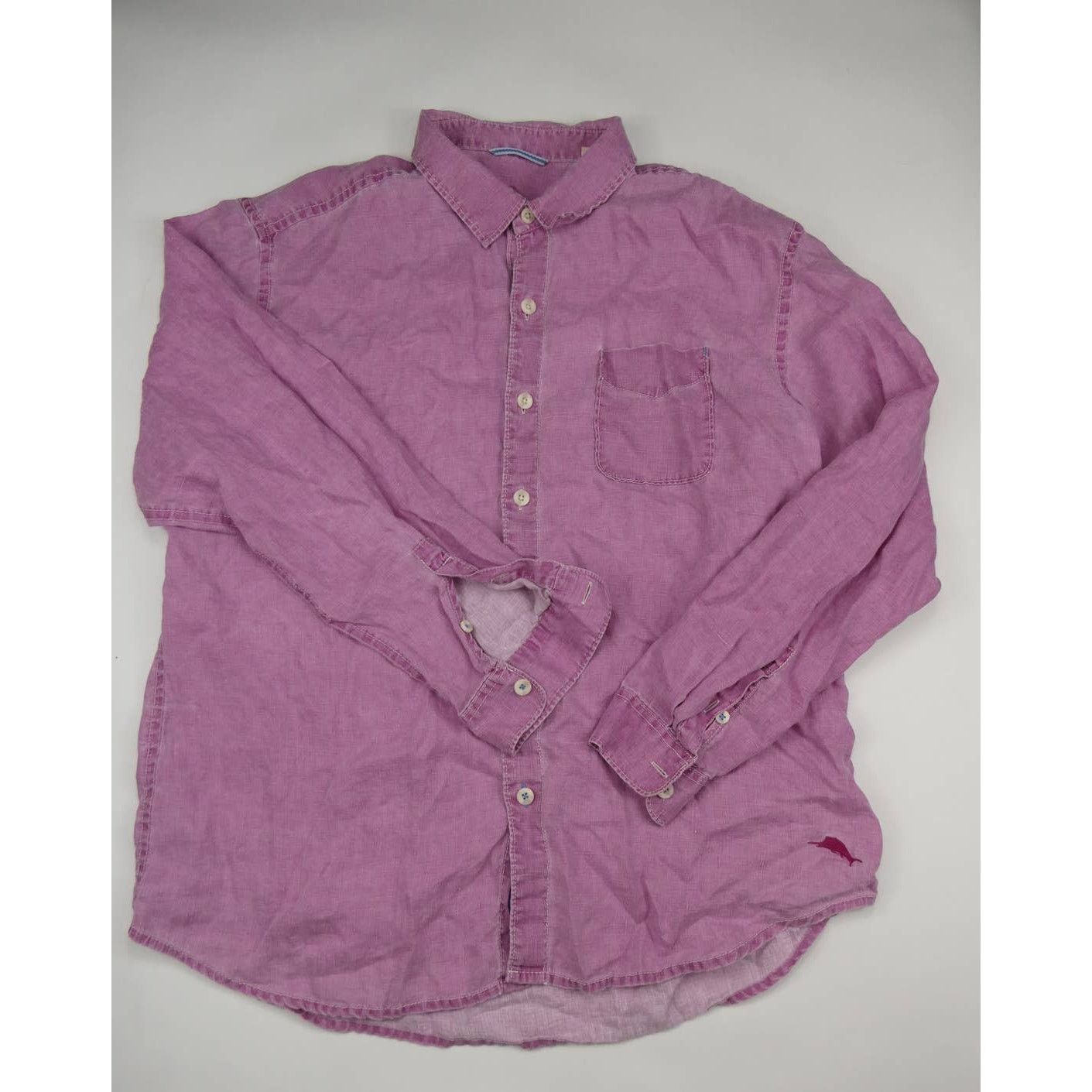 Tommy Bahama TOMMY BAHAMA 100% linen button front shirt, XL Size US XL / EU 56 / 4 - 1 Thumbnail