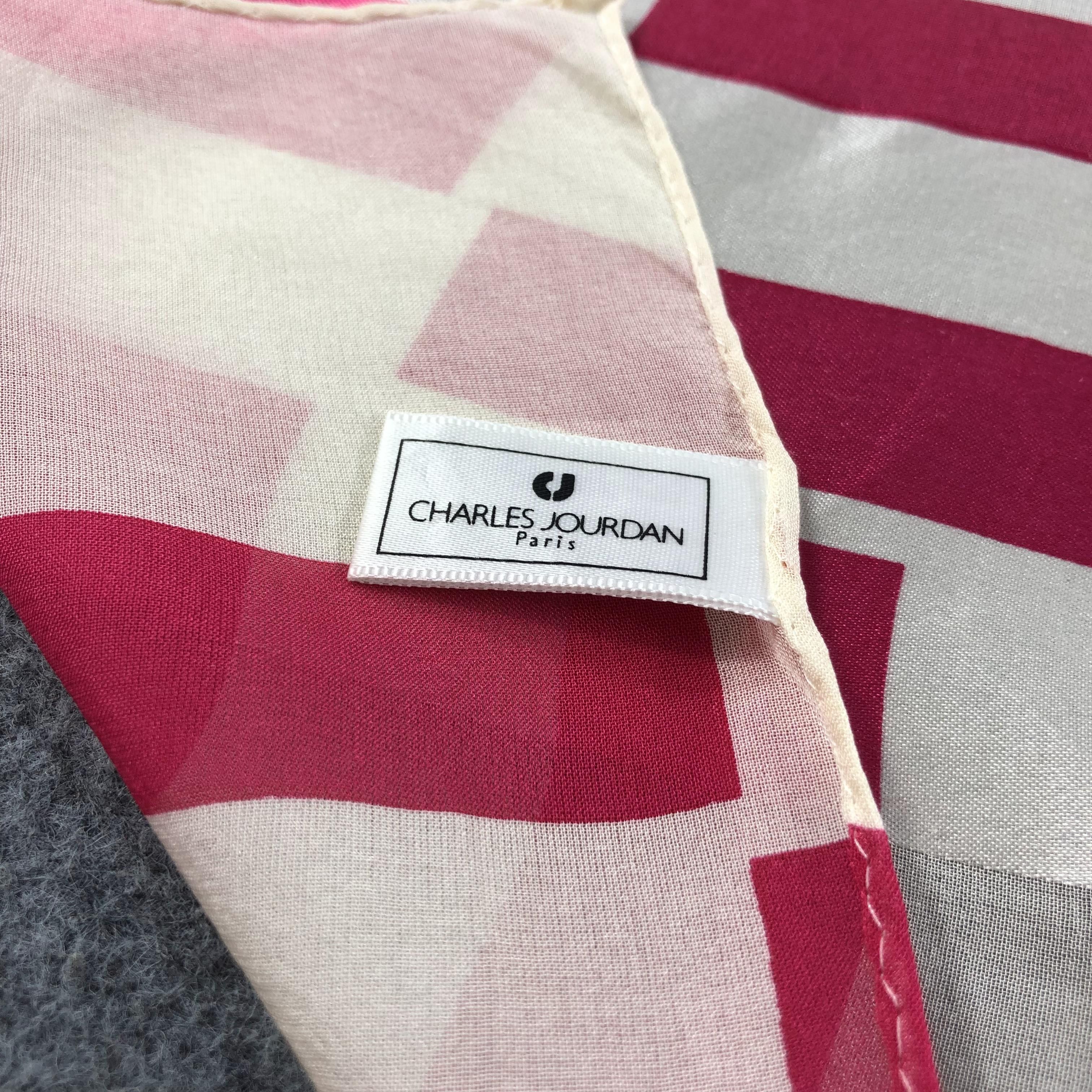 Charles Jourdan Vintage Charles Jourdan Polkadots Silk Scarf M360 Size ONE SIZE - 8 Thumbnail