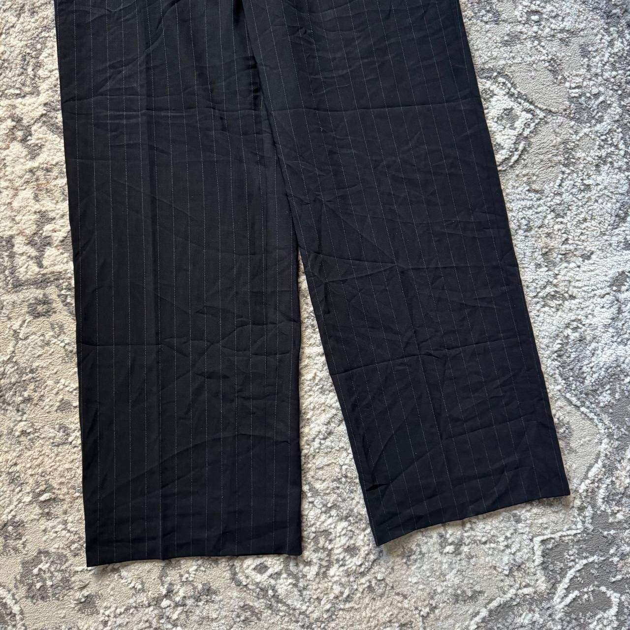 Max Mara Vintage Max Mara Wide Wool Retro High Waisted Pants US8 Size 30" / US 8 / IT 44 - 3 Thumbnail