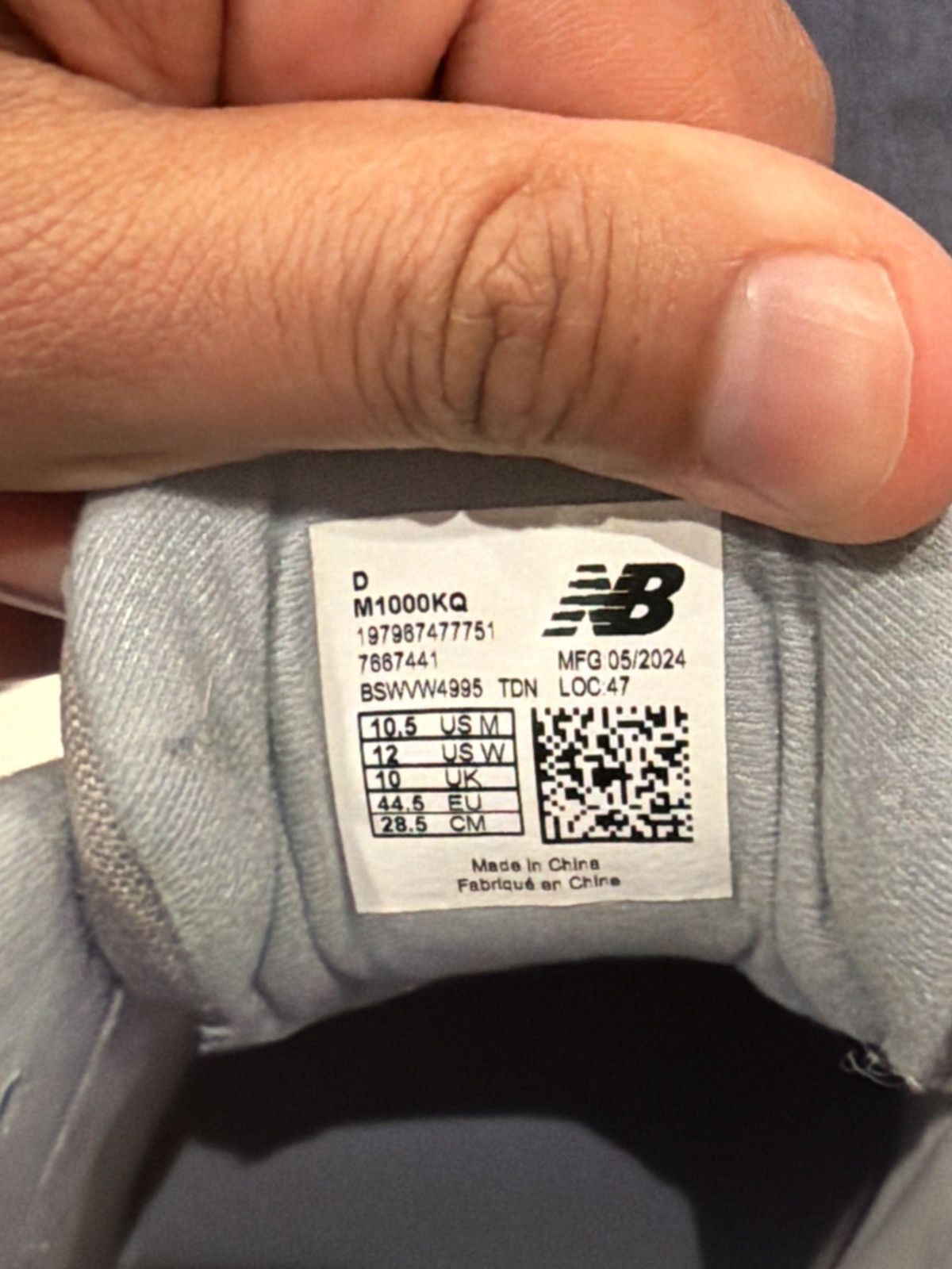 Kith × New Balance Kith x NB1000 Size US 10.5 / EU 43-44 - 1 Thumbnail
