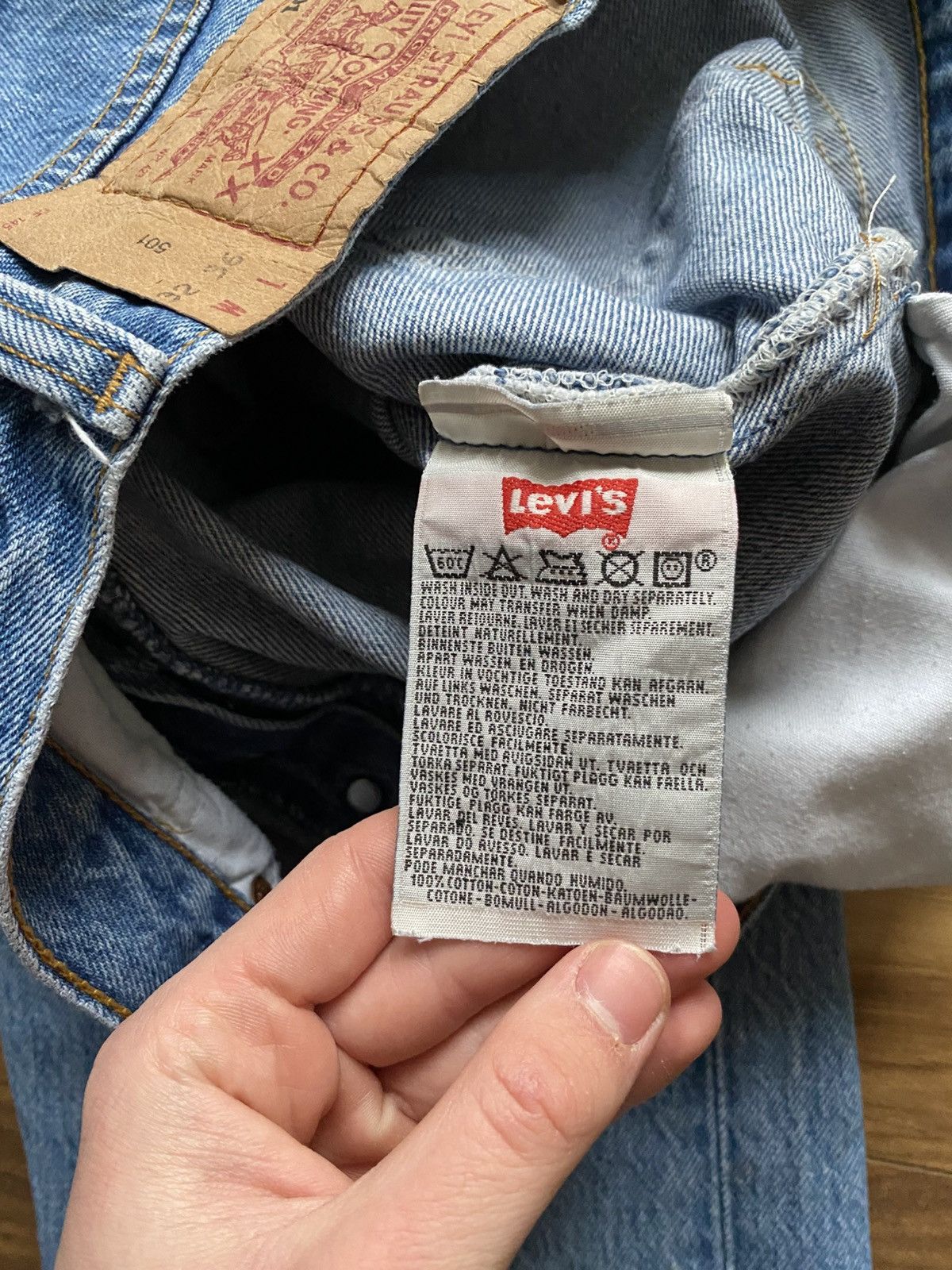 Levi's Levi’s 501 Vintage Denim Pants Made In USA,Loose,Baggy Fit Size US 32 / EU 48 - 8 Thumbnail