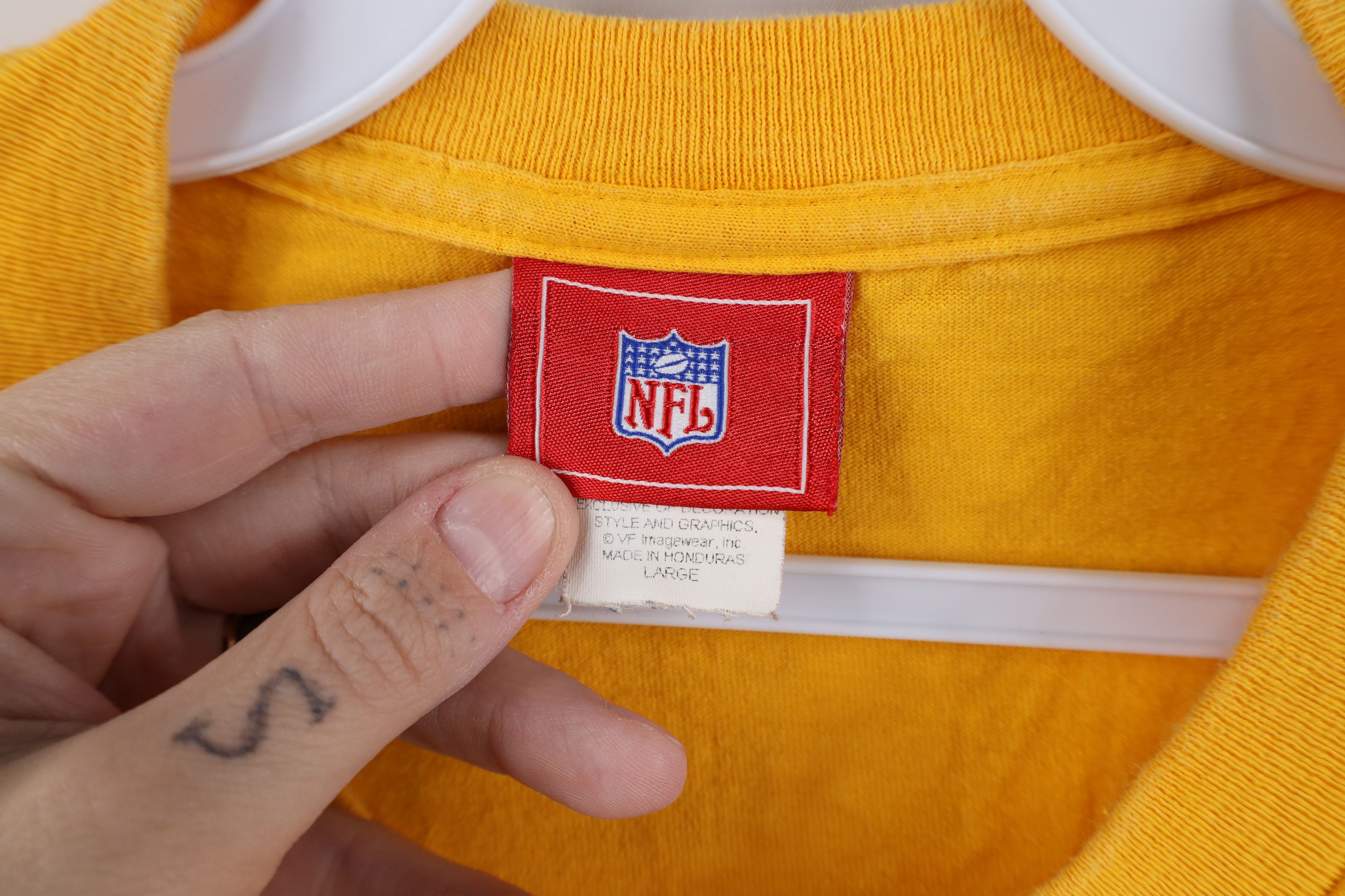 Vintage Vintage Y2K Super Bowl Champs Pittsburgh Steelers T-Shirt Size US L / EU 52-54 / 3 - 8 Thumbnail