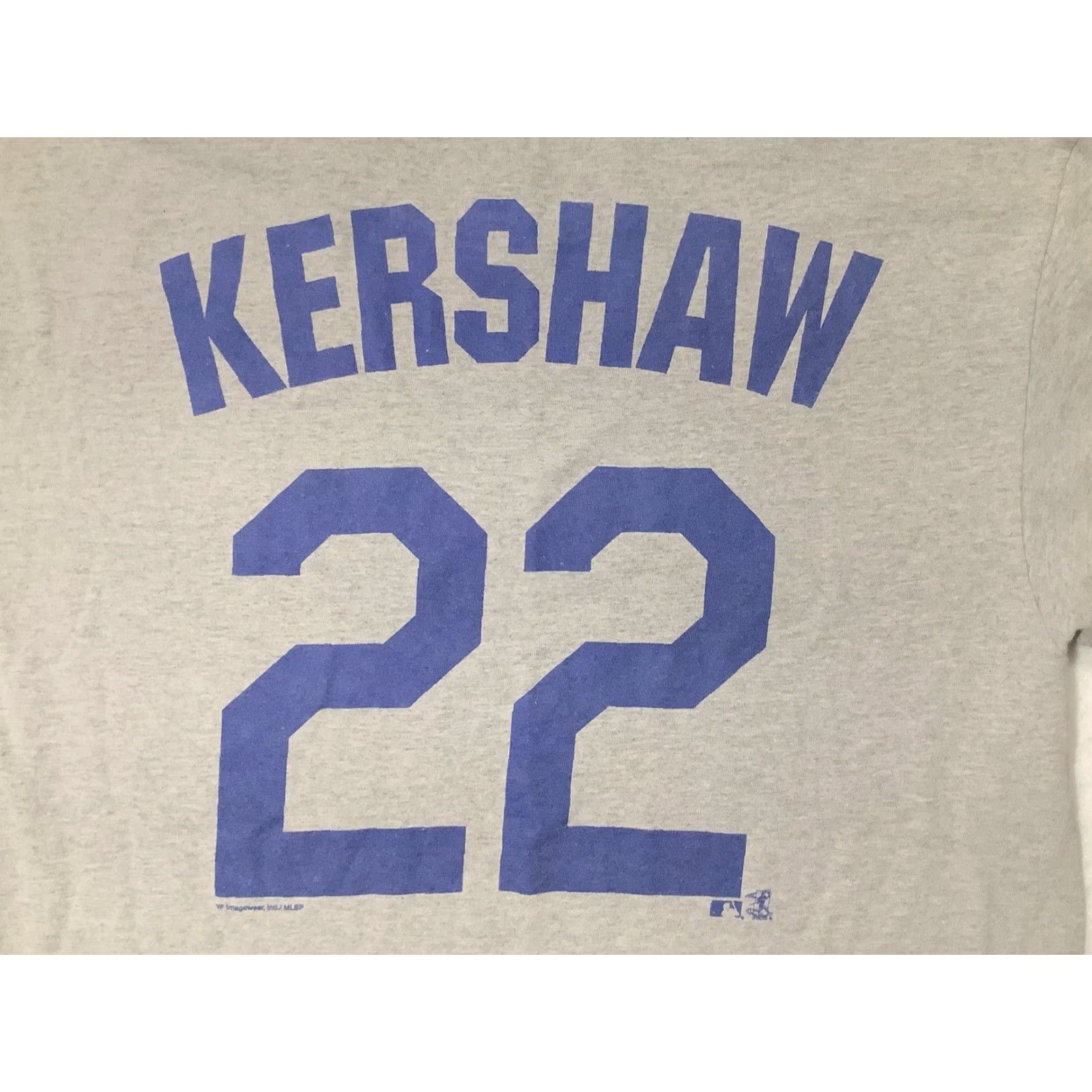 MLB LA Dodgers Kershaw 22 T Shirt Size Large Mens Gray MLB Short Sleeve Size US L / EU 52-54 / 3 - 5 Thumbnail