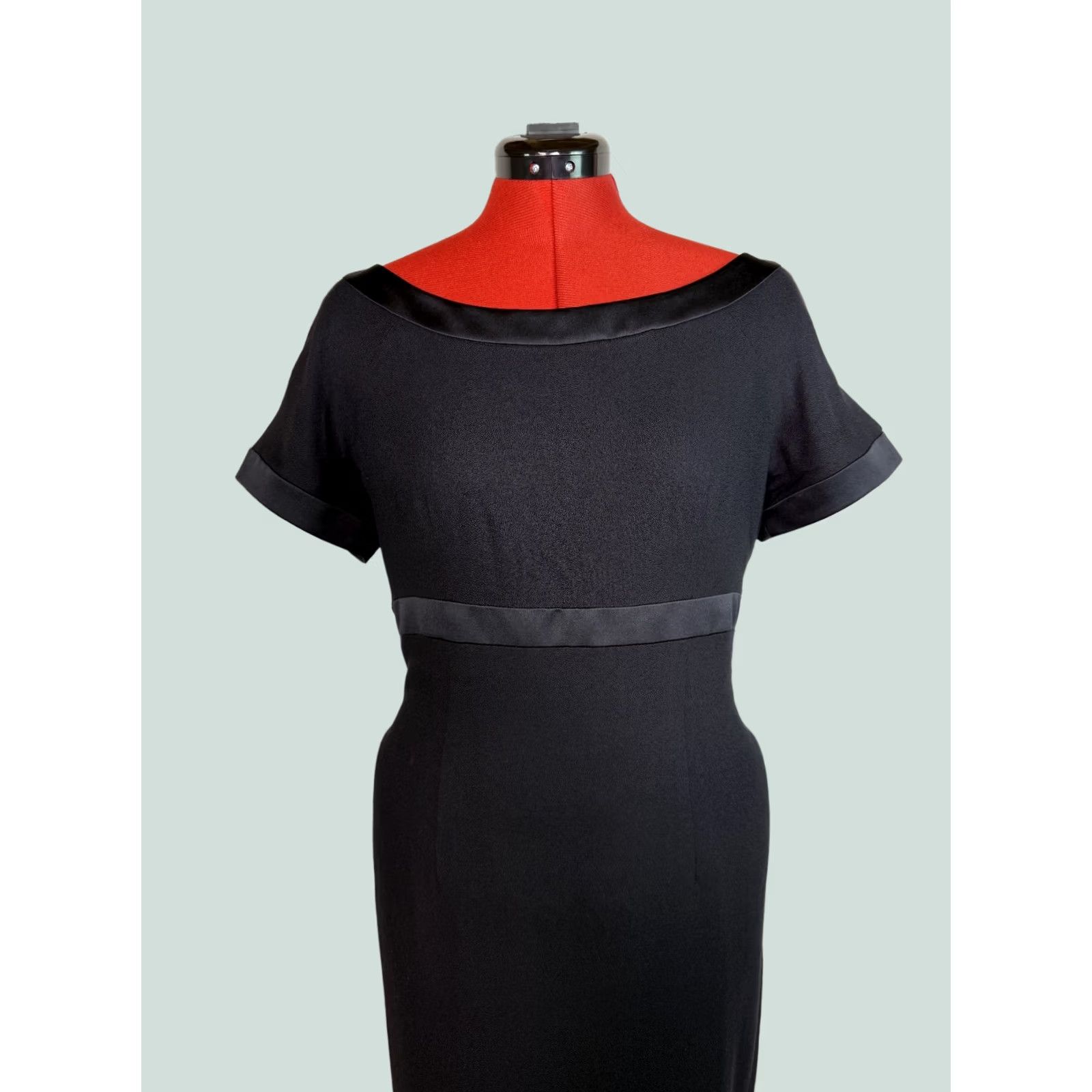 Liz Claiborne Liz Claiborne Dress Womens Black Size 12 Petite Vintage 90s Maxi Zip Up D229 Size XL / US 12-14 / IT 48-50 - 1 Thumbnail
