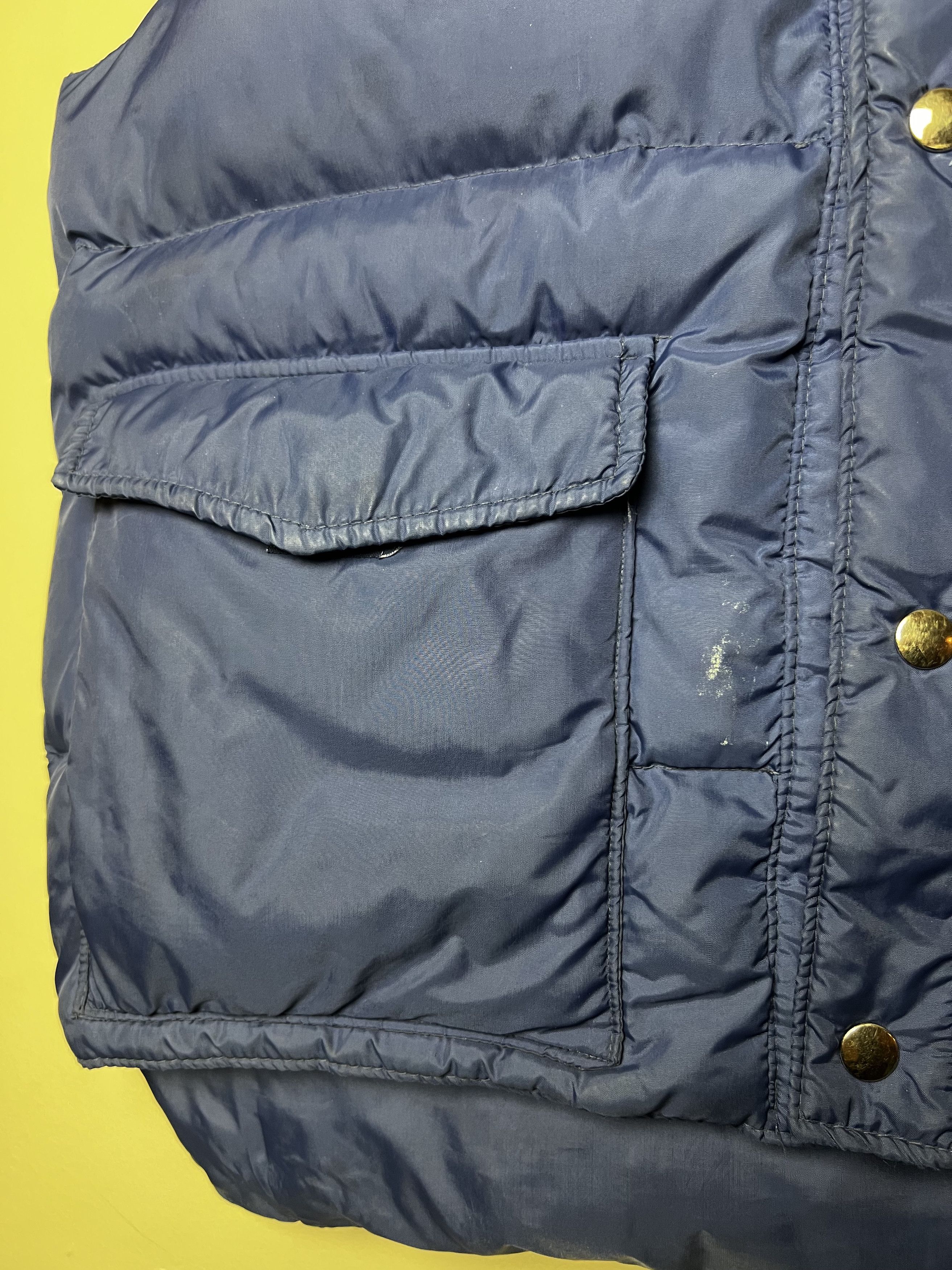 Vintage Vintage 1980's Down Hill Blue Corduroy Western Puffer Vest Size US L / EU 52-54 / 3 - 7 Thumbnail