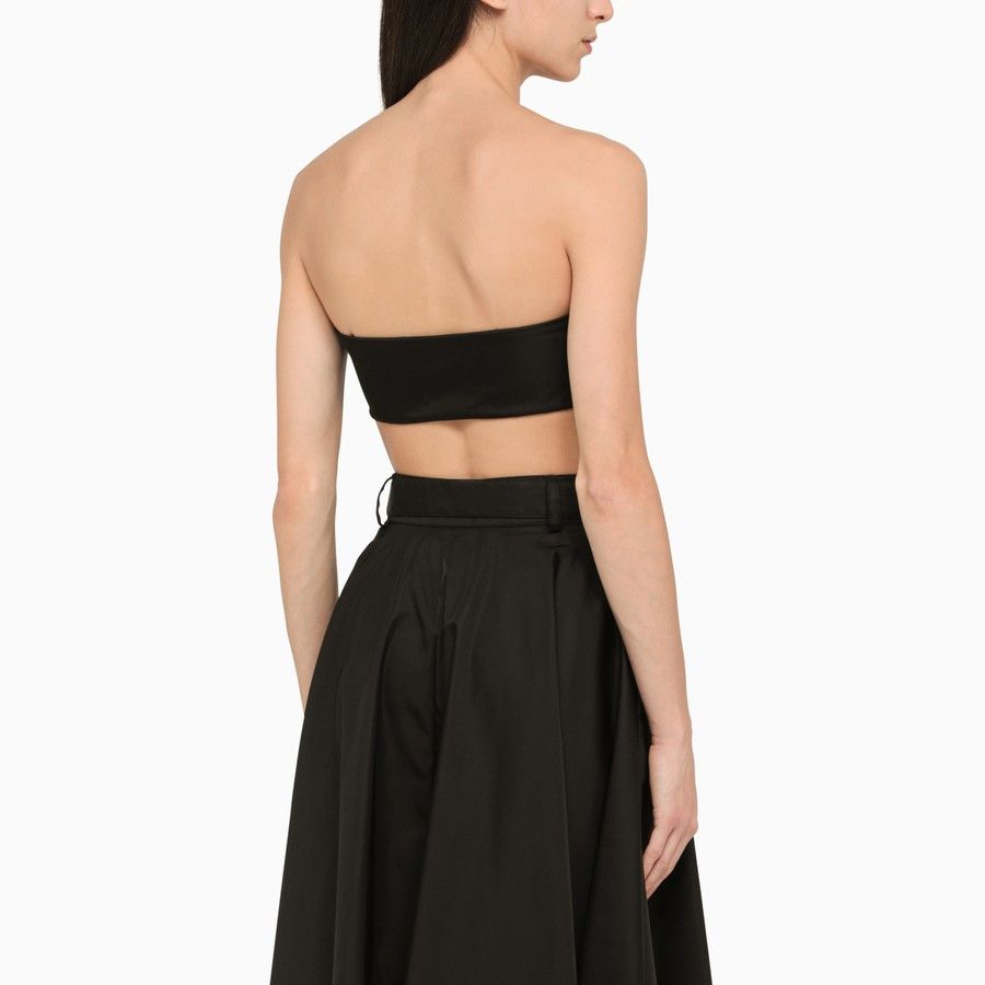 Prada o1d2blof0924 Short Top in Black Size S / US 4 / IT 40 - 3 Thumbnail