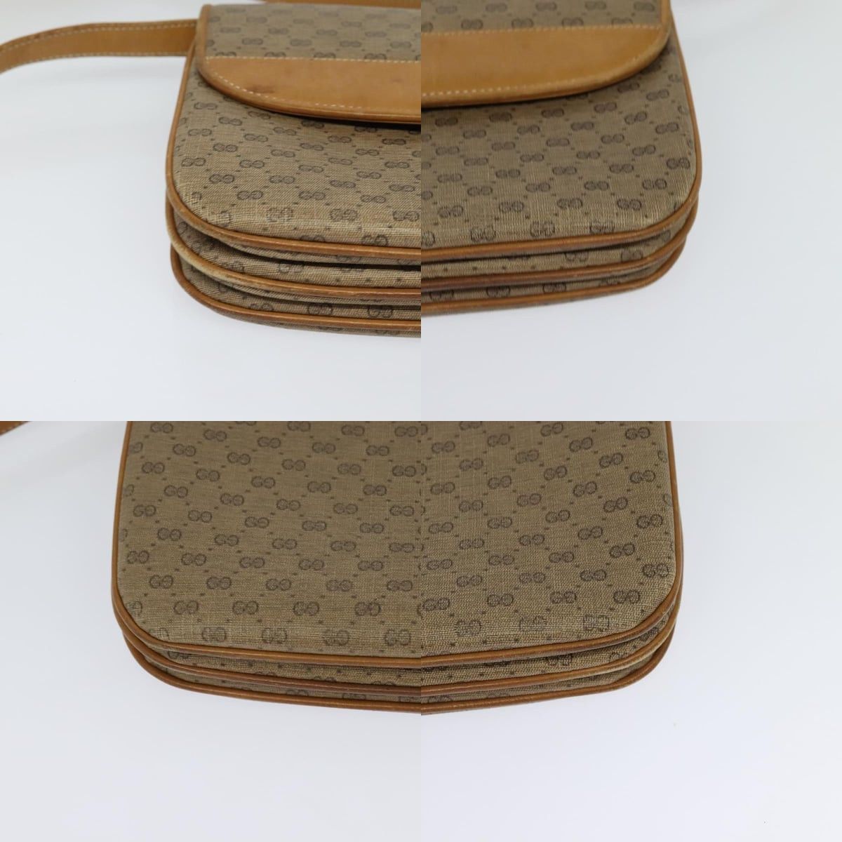 Gucci GUCCI Micro GG Supreme Shoulder Bag Pvc Brown Gold 004 106 Size ONE SIZE - 10 Thumbnail