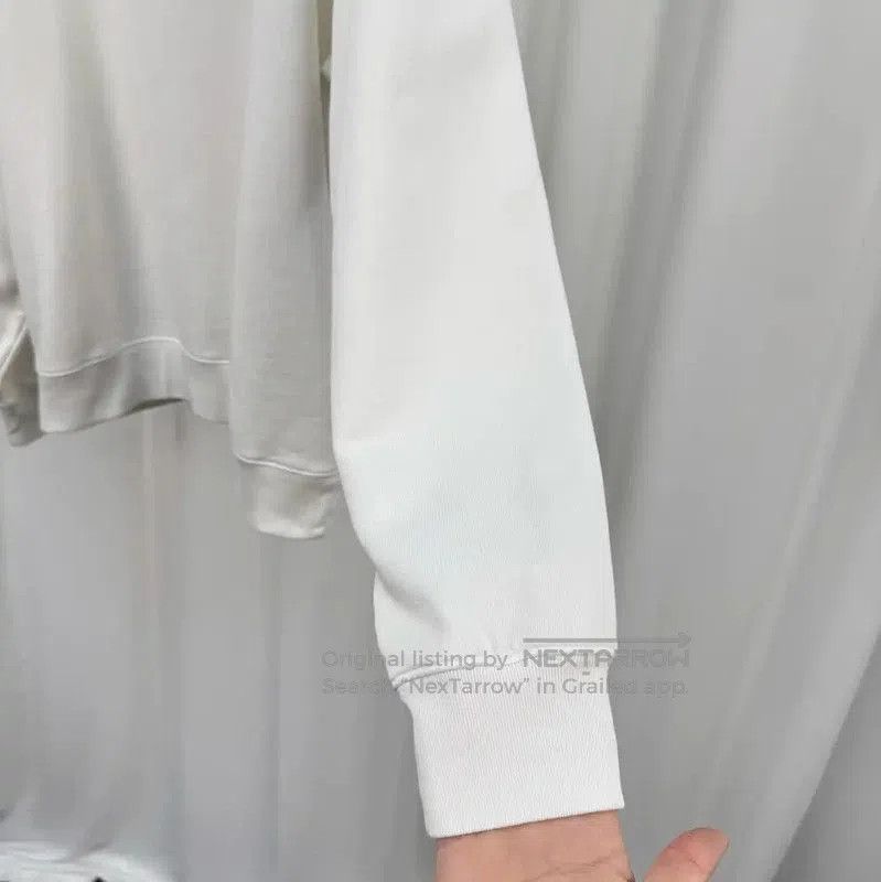 Acne Studios Acne Studios White Cotton Logo Sweatshirt. Size US M / EU 48-50 / 2 - 4 Thumbnail