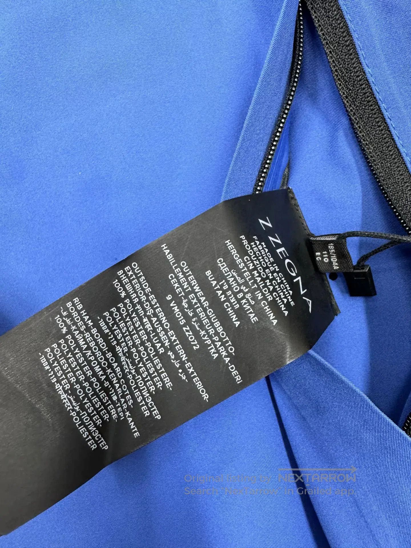Ermenegildo Zegna Zegna Autumn Winter Windproof Rain Jacket. Size US L / EU 52-54 / 3 - 8 Thumbnail