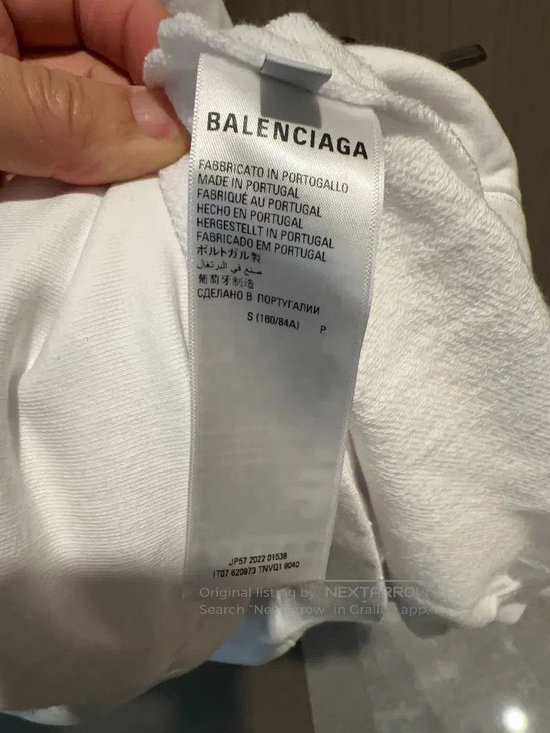 Other Balenciaga Letter Logo Printed Crew Neck Long Sleeve Sweat Size US S / EU 44-46 / 1 - 4 Thumbnail