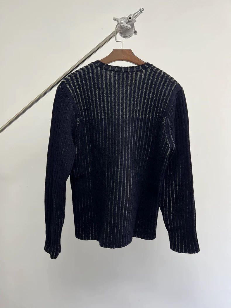 Dries Van Noten dries van noten Striped knit V-neck sweater 2506-Nextarrow Size US L / EU 52-54 / 3 - 6 Thumbnail