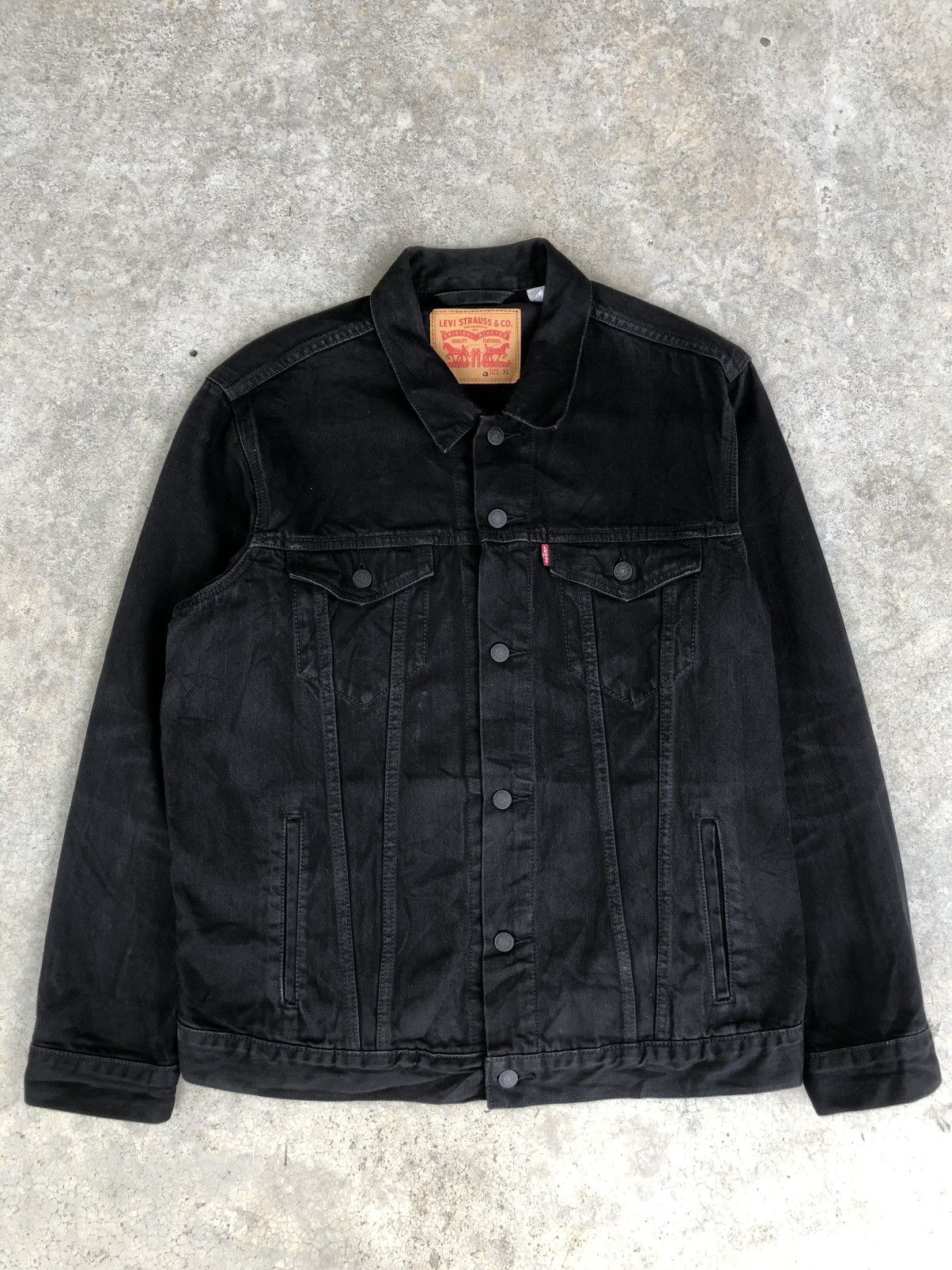 Levi's Y2k Levi’s Denim Jacket Distressed Size US XL / EU 56 / 4 - 1 Thumbnail