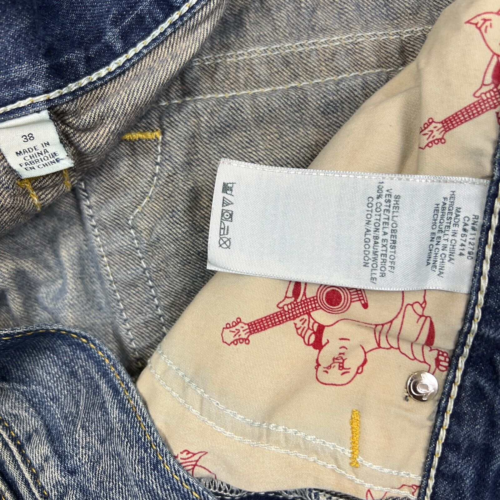 True Religion True Religion Jeans 38x29 World Tour Straight Denim Pants Size US 38 / EU 54 - 10 Thumbnail