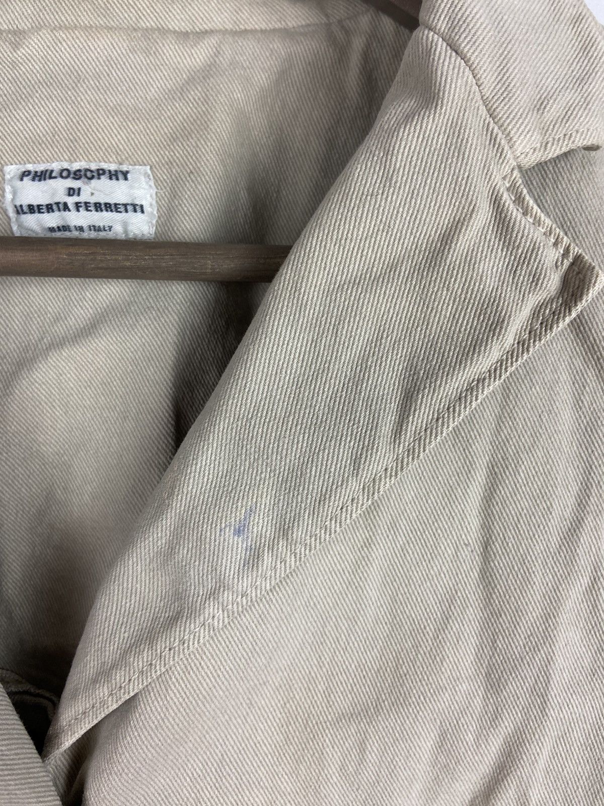 Alberta Ferretti × Designer Vintage Philosophy di Alberta Ferretti Womens Button Blazer Size M / US 6-8 / IT 42-44 - 10 Thumbnail