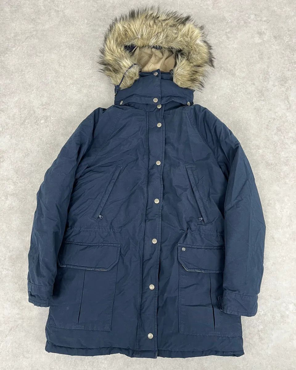 Polo Ralph Lauren 2000s Ralph Lauren Denim & Supply Fur Hood Puffer Parka Navy Jacket Size US M / EU 48-50 / 2 - 1 Thumbnail
