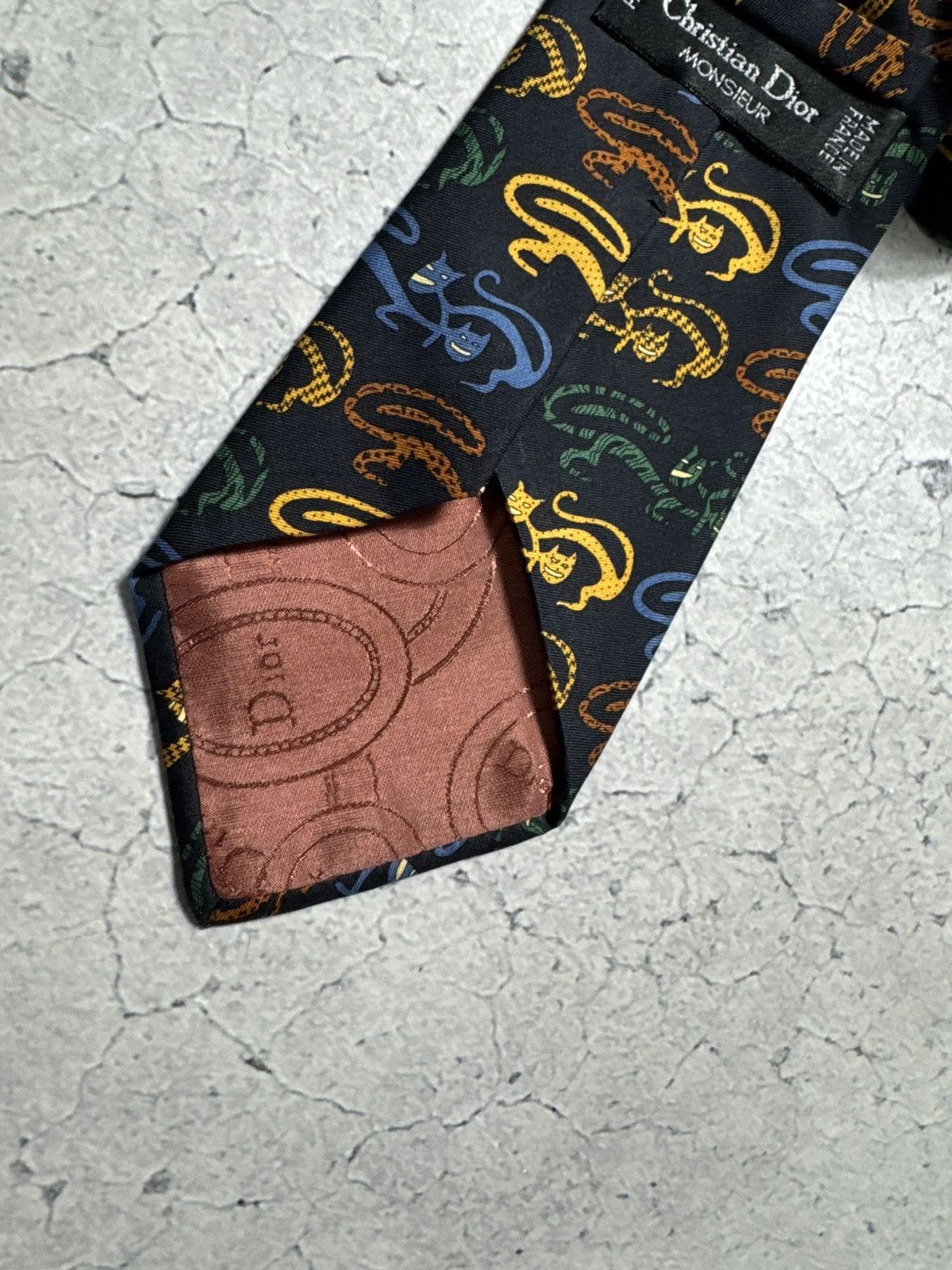 Christian Dior Monsieur Christian Dior Monsieur Luxury Silk Tie Vintage Size ONE SIZE - 4 Thumbnail