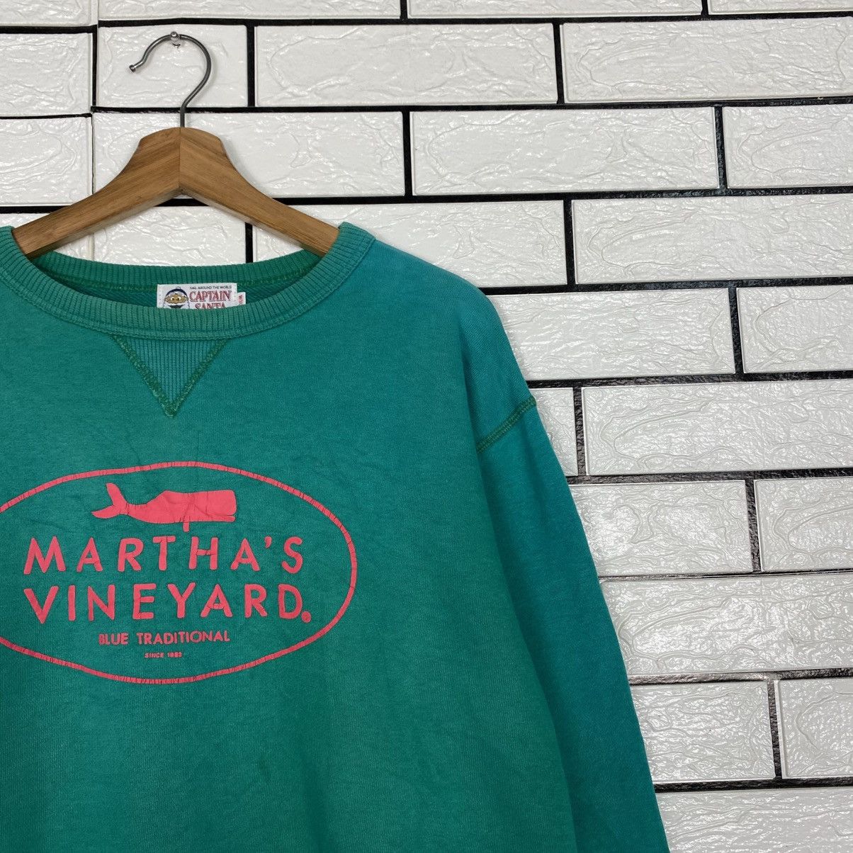 Japanese Brand Vintage Sweatshirt Crewneck Captain Santa Big Logo Size US M / EU 48-50 / 2 - 7 Thumbnail