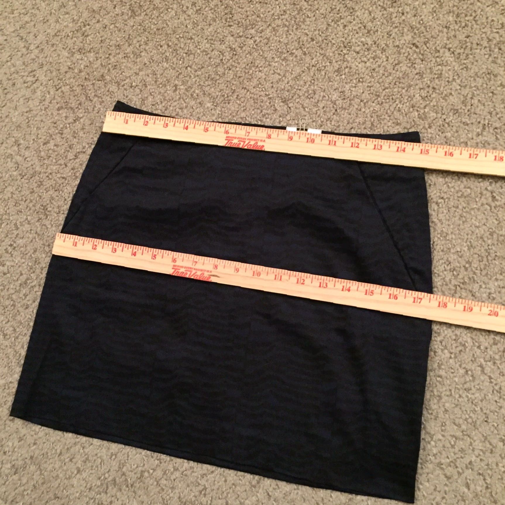 Gap Gap Skirt Women Short Pencil Animal Print Pockets Black Cotton Blend 0 Size 25" / US 0 / IT 36 - 2 Thumbnail
