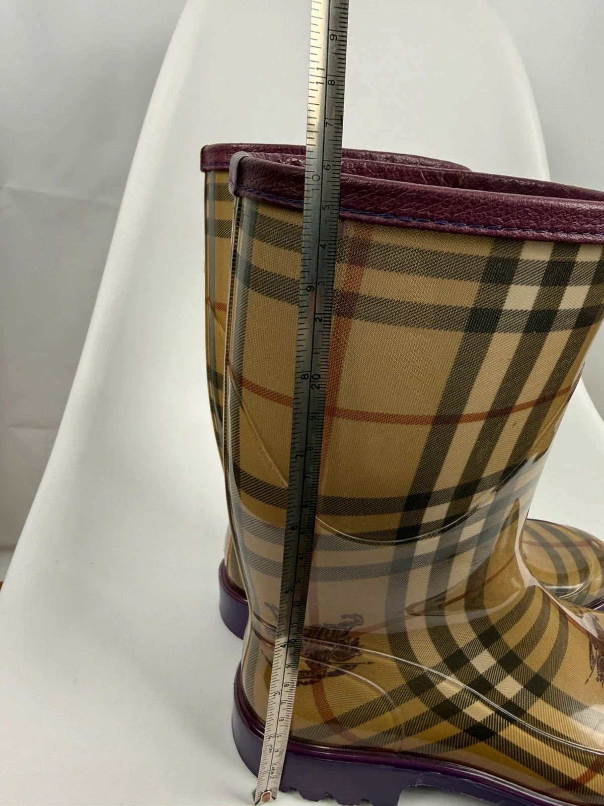 Burberry Burberry Rubber Boots Checkered size 37 Size US 7 / IT 37 - 9 Thumbnail