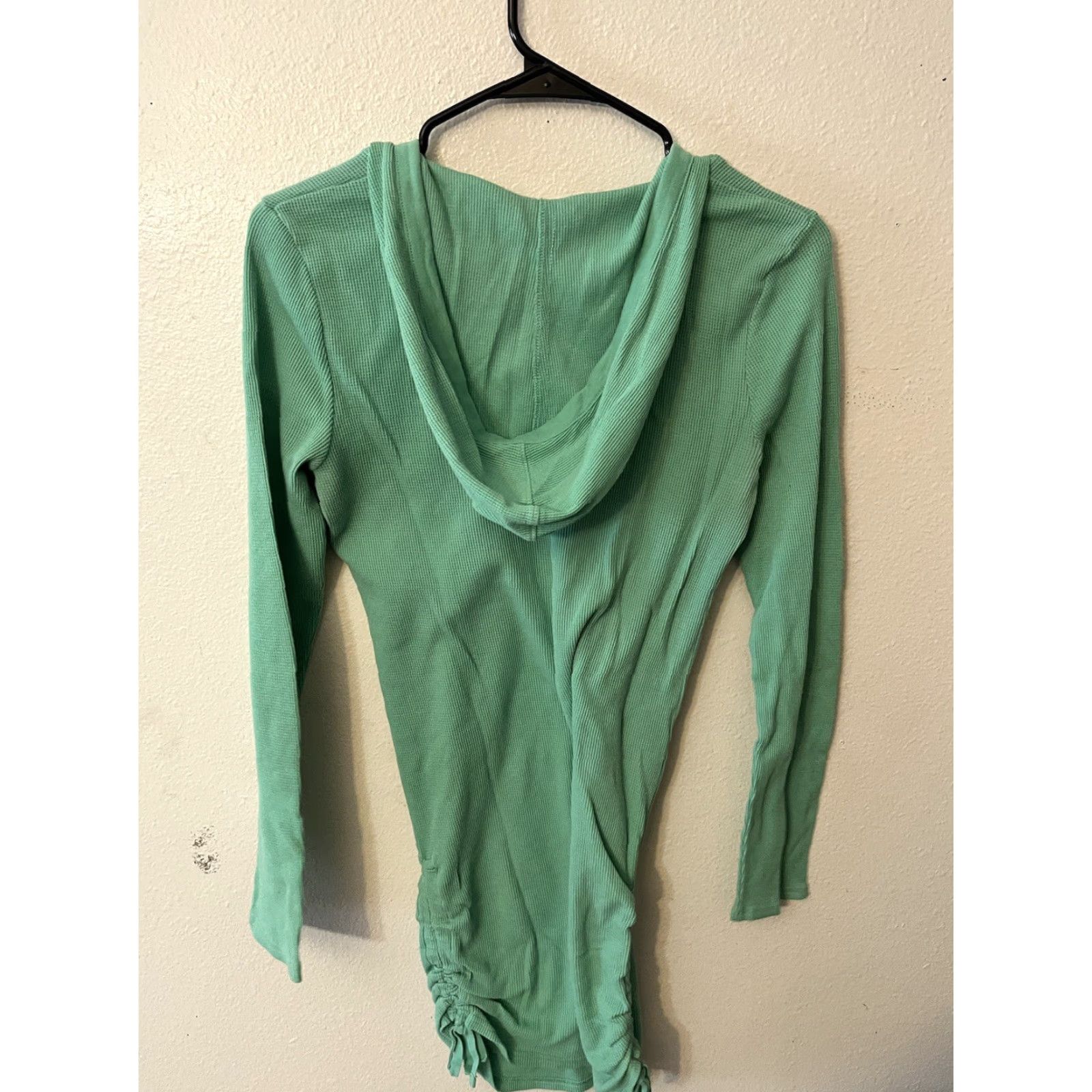 Old Navy VINTAGE Old Navy Womens Hoodie Tunic Top Long Sleeve Green Casual Fall Spring Winter Shirt M Size M / US 6-8 / IT 42-44 - 2 Thumbnail