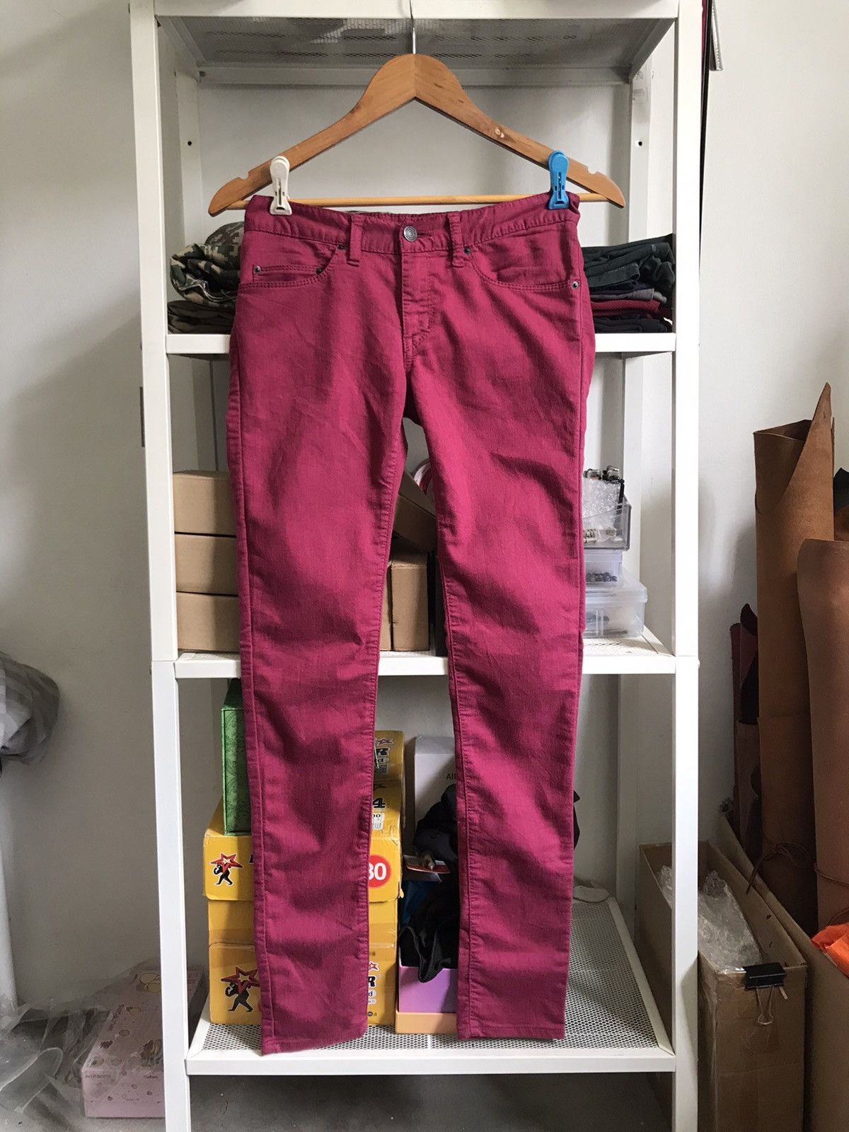Hysteric Glamour Steal🔥 VINTAGE Hysteric Glamour Pink Jeans Size 23" - 9 Thumbnail