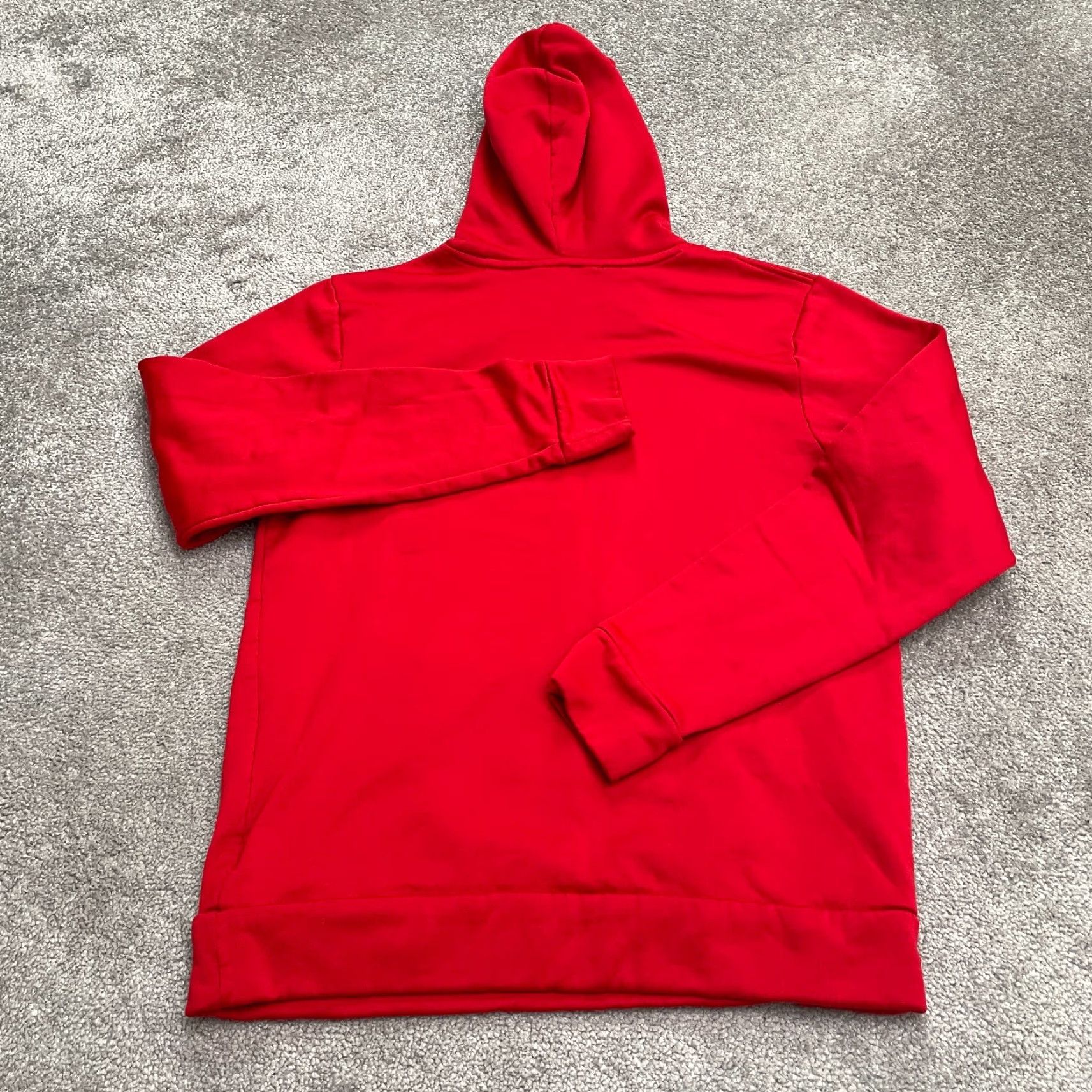 The North Face The North Face Hoodie Mens Medium Red Pullover Knit Sweatshirt Sports Outdoor All Seasons Hooded Pockets Graphic Print Crew Neck Size US M / EU 48-50 / 2 - 2 Thumbnail