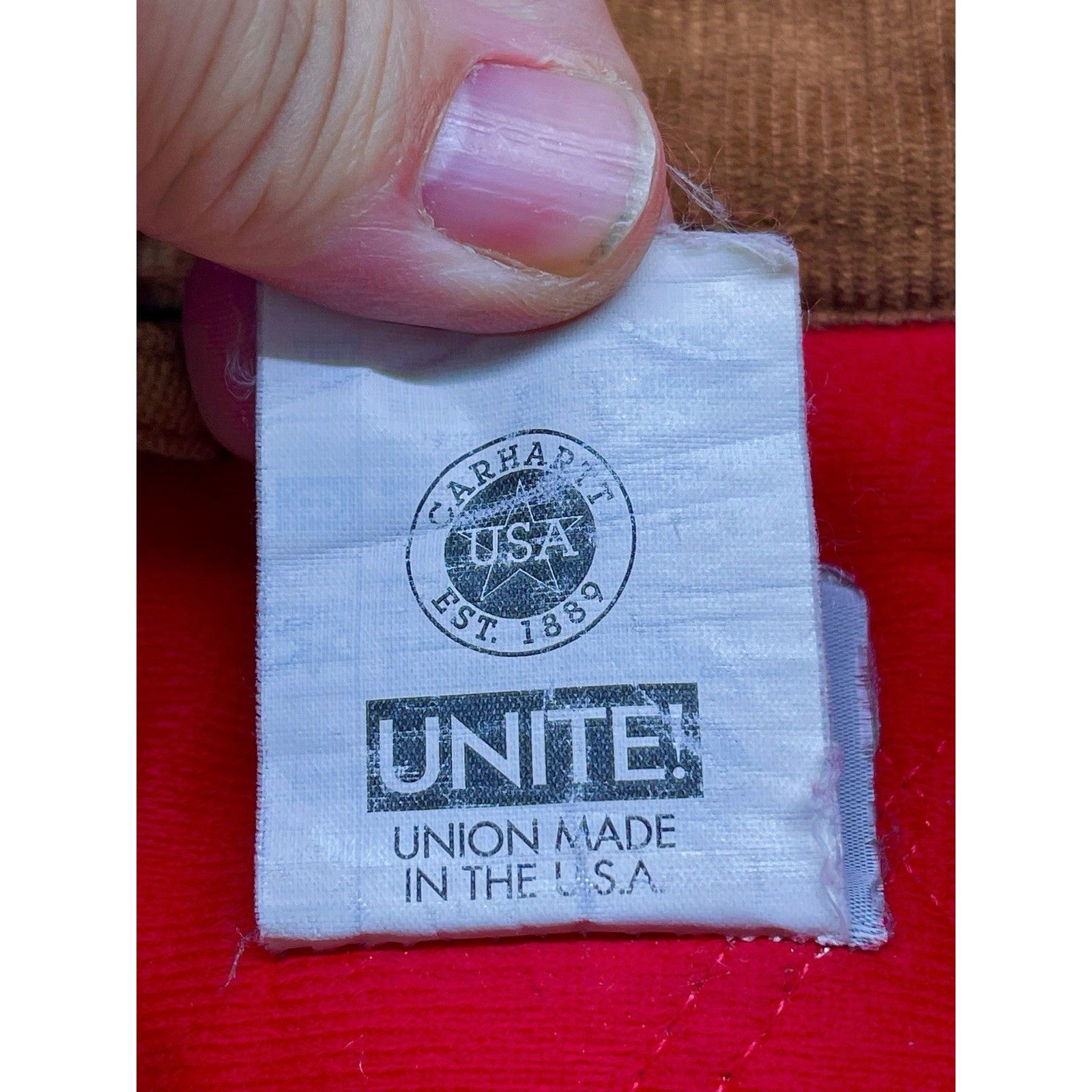 Carhartt Vtg Carhartt Santa Fe J13 XL Union Made USA Duck Canvas Work Size US XL / EU 56 / 4 - 7 Thumbnail