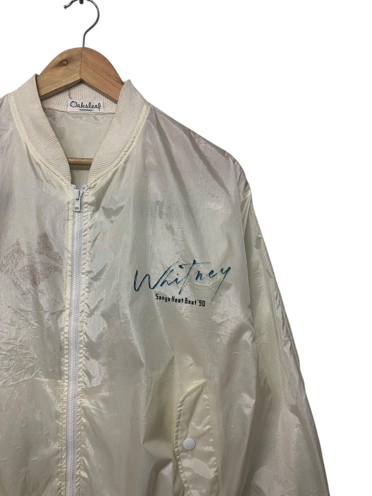 Band Tees Vintage 90's Whitney Houston Sanyo Heat Beat '90 Windbreaker Size US M / EU 48-50 / 2 - 5 Thumbnail
