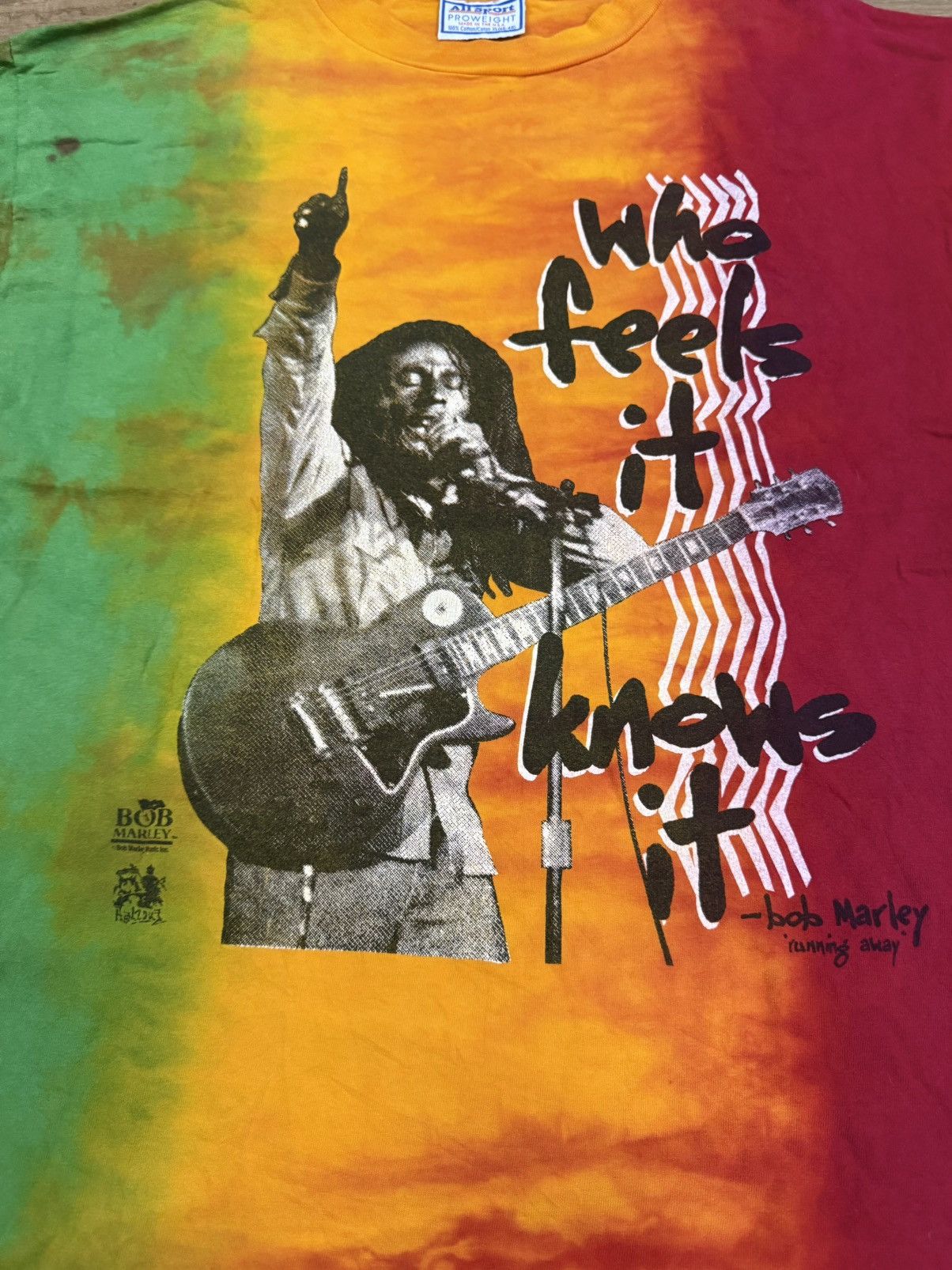 Band Tees Vintage Bob Marley Tie Dye Tee Size US XL / EU 56 / 4 - 1 Thumbnail