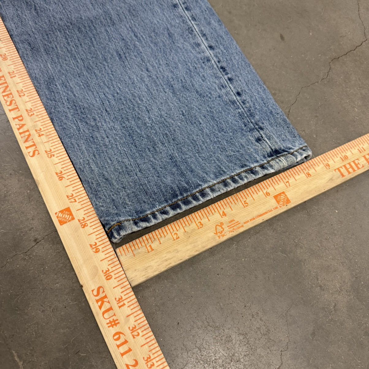Levi's Levi’s 501 Straight Leg Jeans Light Wash 38x30 Size US 38 / EU 54 - 6 Thumbnail