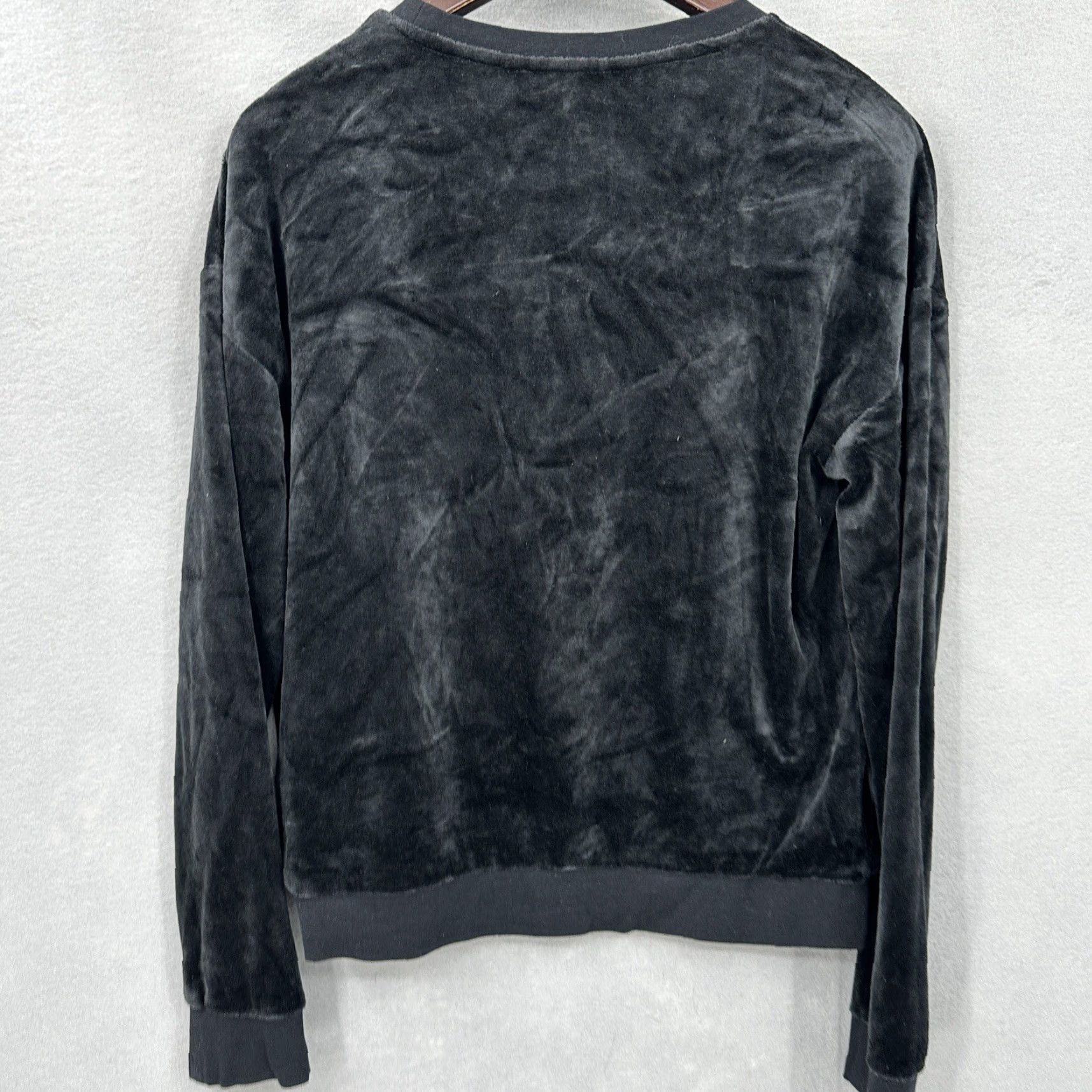 Juicy Couture VINTAGE Juicy Couture Sweatshirt Womens Medium Black Label Retro 90s Velour Quiet y2k Size M / US 6-8 / IT 42-44 - 7 Thumbnail