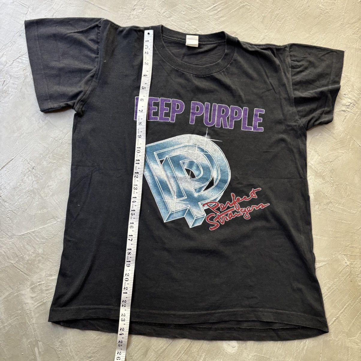 Band Tees Vintage 1985 Deep Purple Perfect Strangers Tour Shirt Size US M / EU 48-50 / 2 - 8 Thumbnail