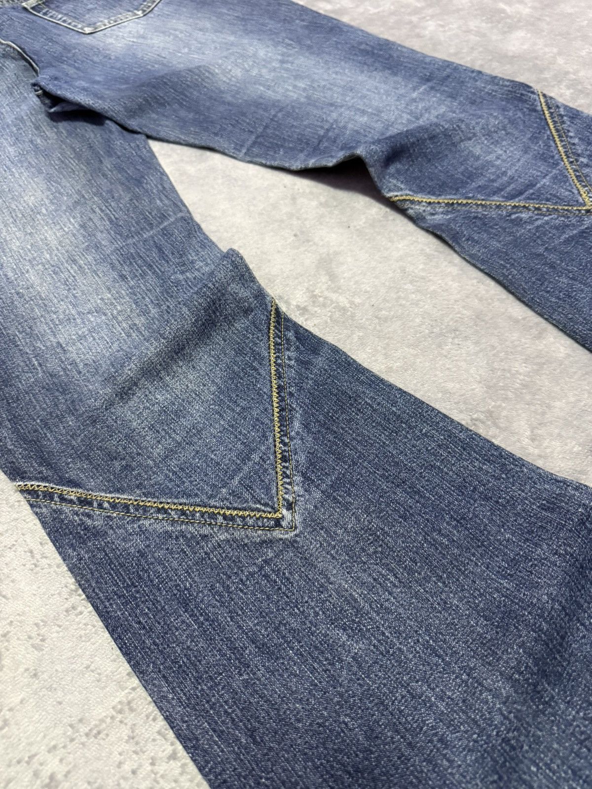 Hysteric Glamour Oririn Japan Panelling Flared Bootcut Jeans Size US 28 / EU 44 - 14 Thumbnail