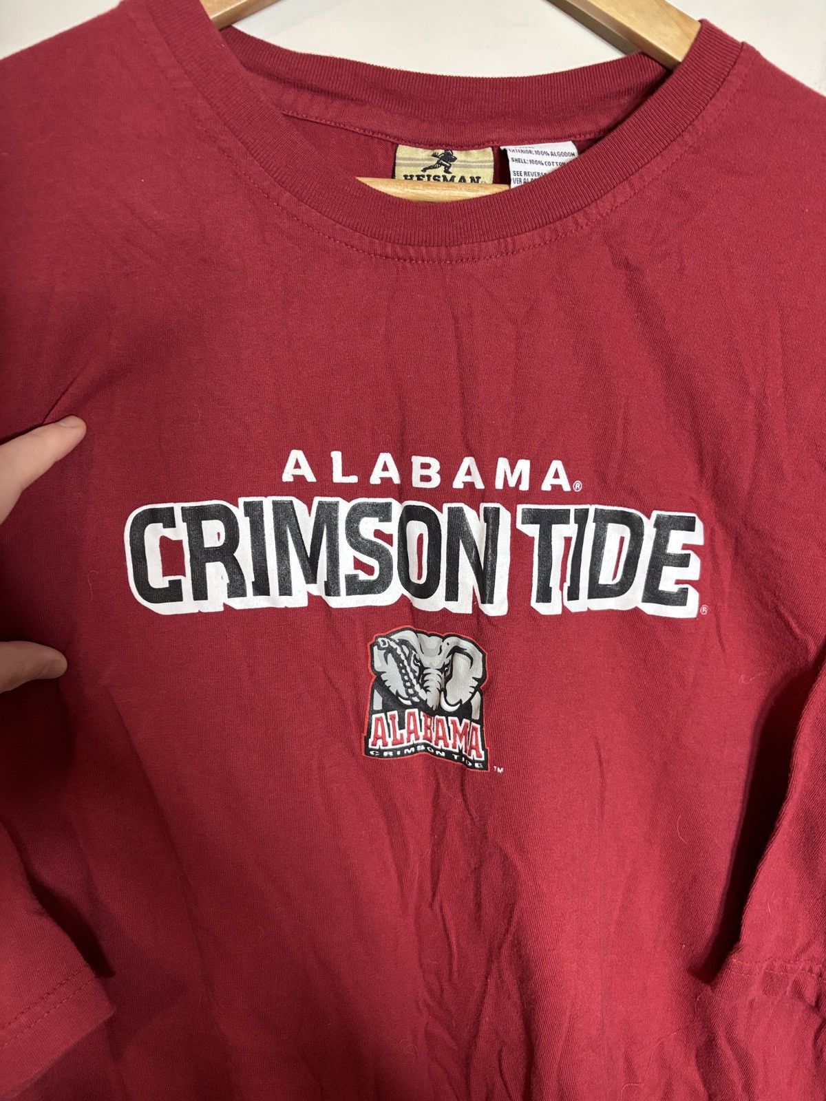 Reebok Vintage Reebok Heisman University of Alabama Shirt XXL Size US XXL / EU 58 / 5 - 2 Thumbnail
