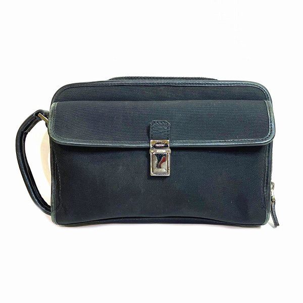 Gucci Gucci Gucci Canvas Leather Clutch Bag Canvas Clutch Bag 203998 DUTY FREE for USA Size ONE SIZE - 1 Thumbnail