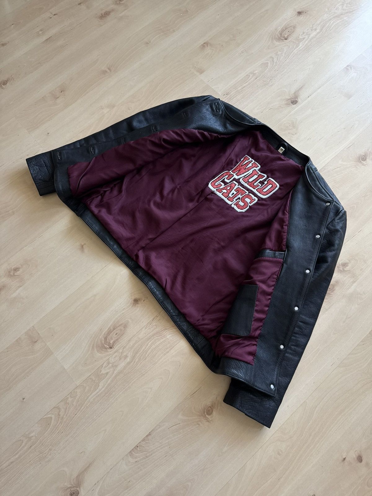 Vintage Wild Cats Vintage leather jacket retro nfl Size M / US 6-8 / IT 42-44 - 6 Thumbnail