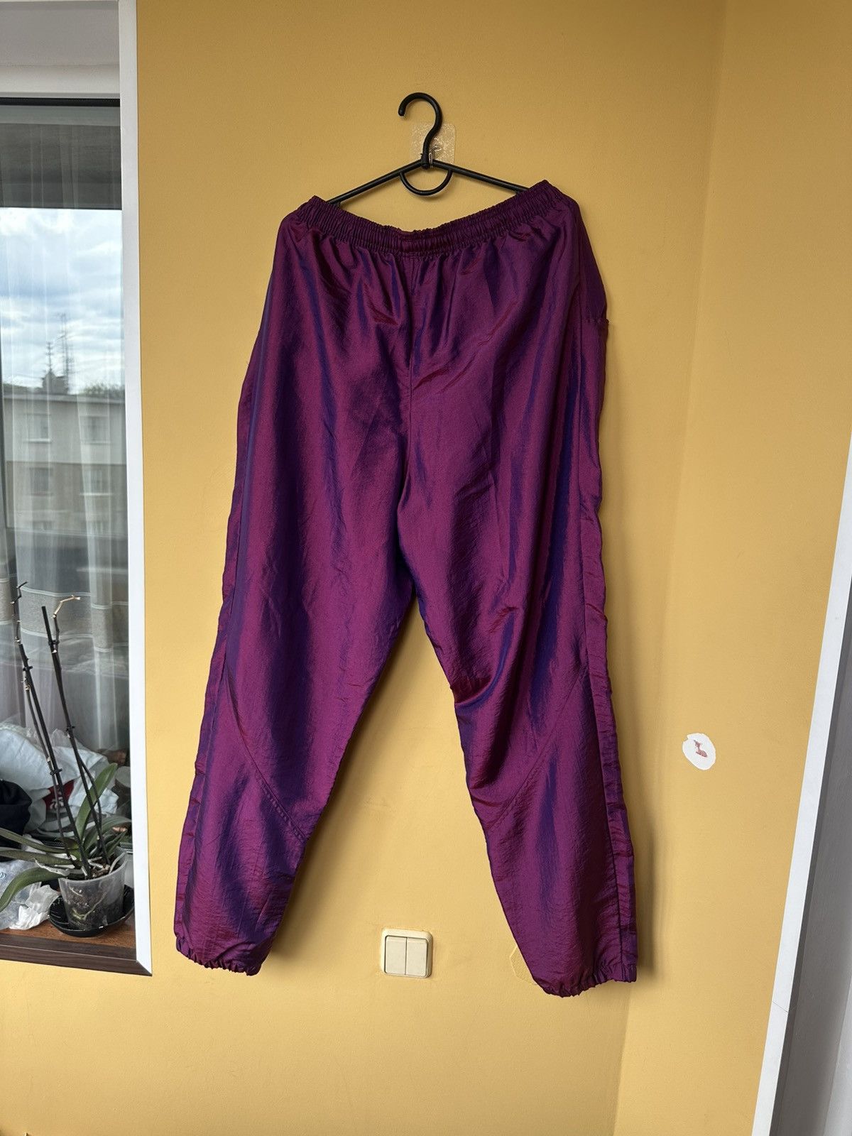Adidas × Vintage Adidas Vintage Retro 90's 80's women Purple Nylon Track Suit Size L / US 10 / IT 46 - 14 Thumbnail