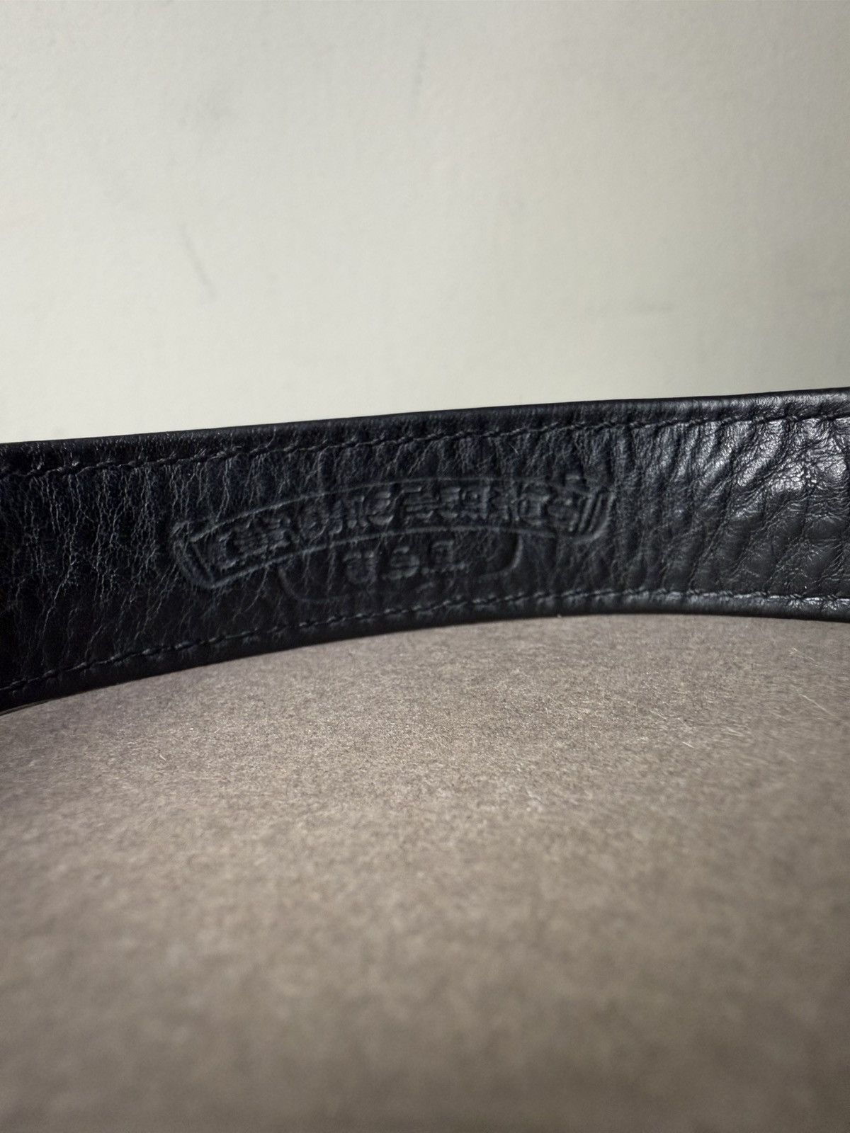 Chrome Hearts Chrome Hearts Rolling Stones Leather Bracelet Size ONE SIZE - 4 Thumbnail