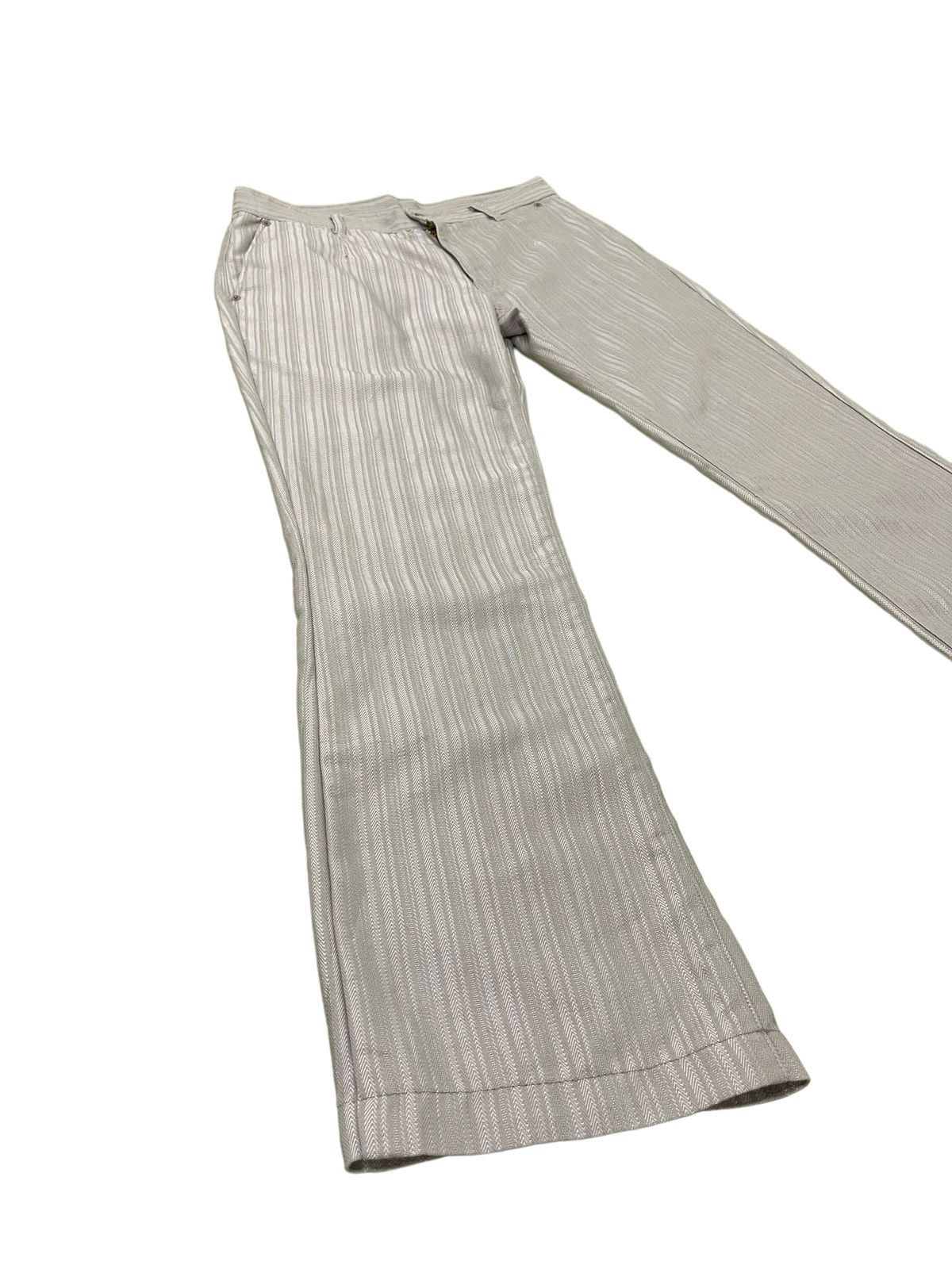 Japanese Brand Flare Jeans Herringbones Takaiq.com Boot Cut 8🟦6 Size US 33 - 10 Thumbnail