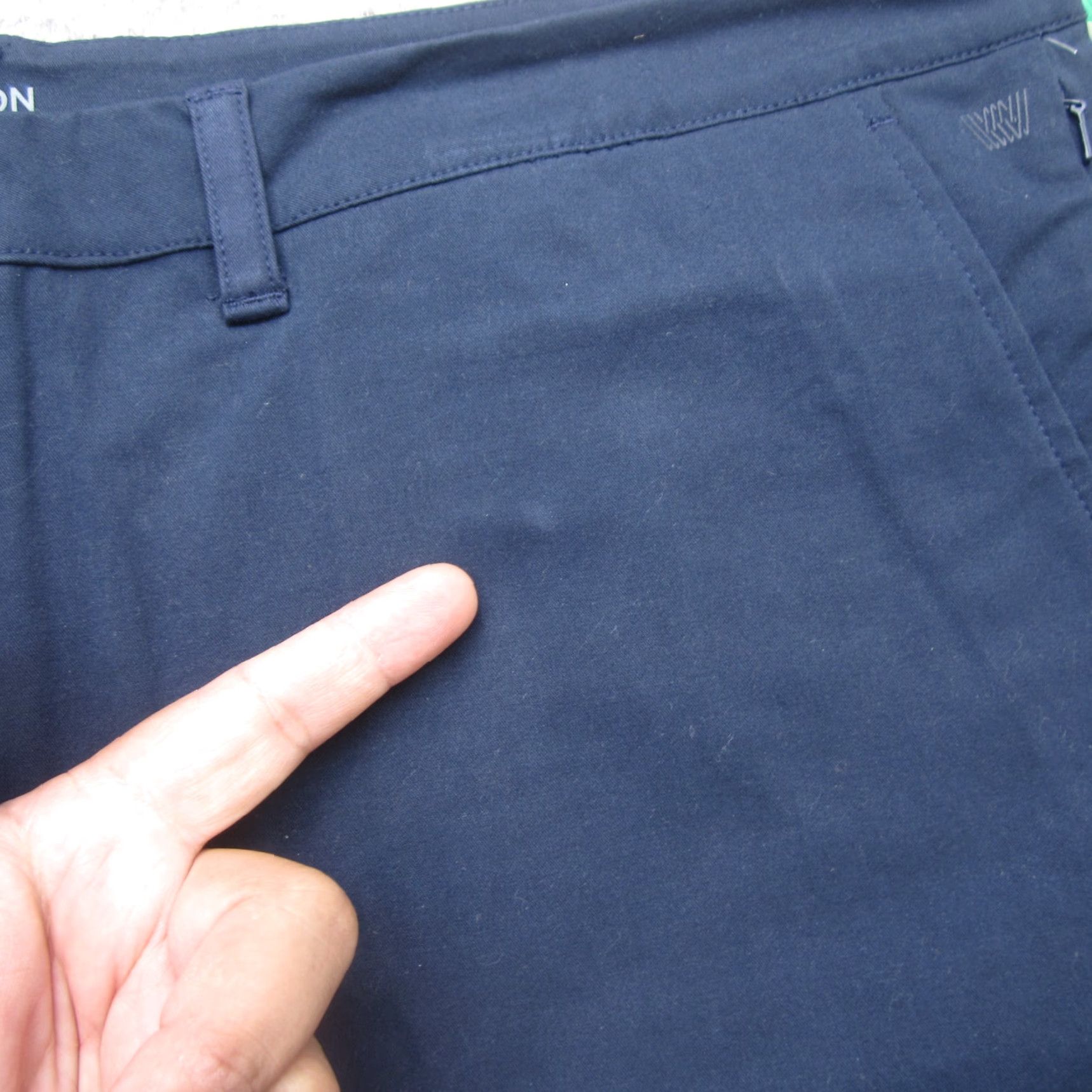 Vintage Mack Weldon Mavericks Tech Shorts Mens 42 Blue Chino Performance Stretch Golf Casual Size US 42 / EU 58 - 4 Thumbnail