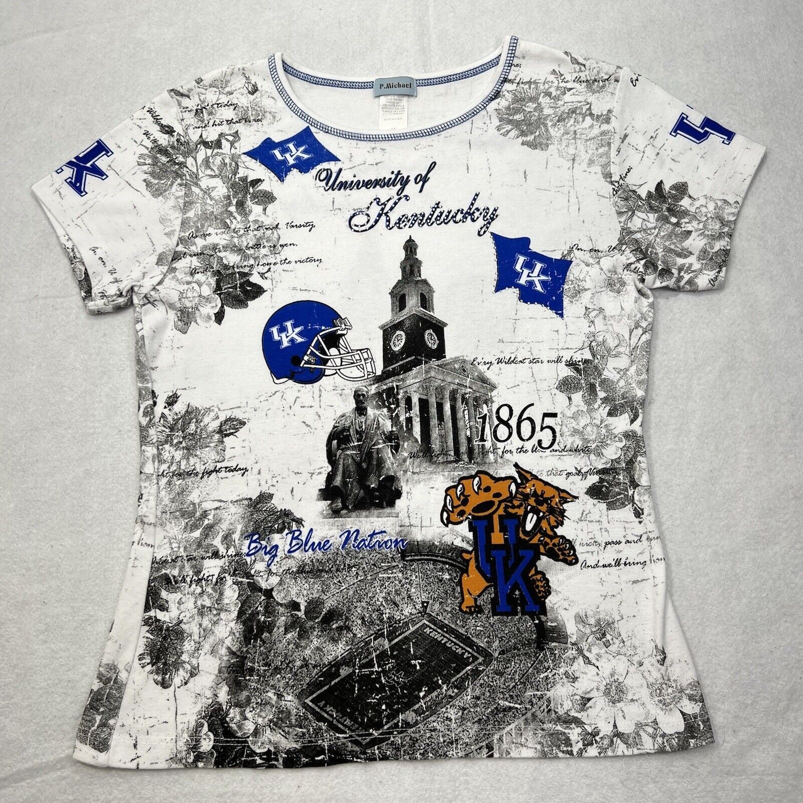 Vintage Vintage Kentucky Wildcats Sparkle Graphic T Shirt USA Size M / US 6-8 / IT 42-44 - 1 Thumbnail