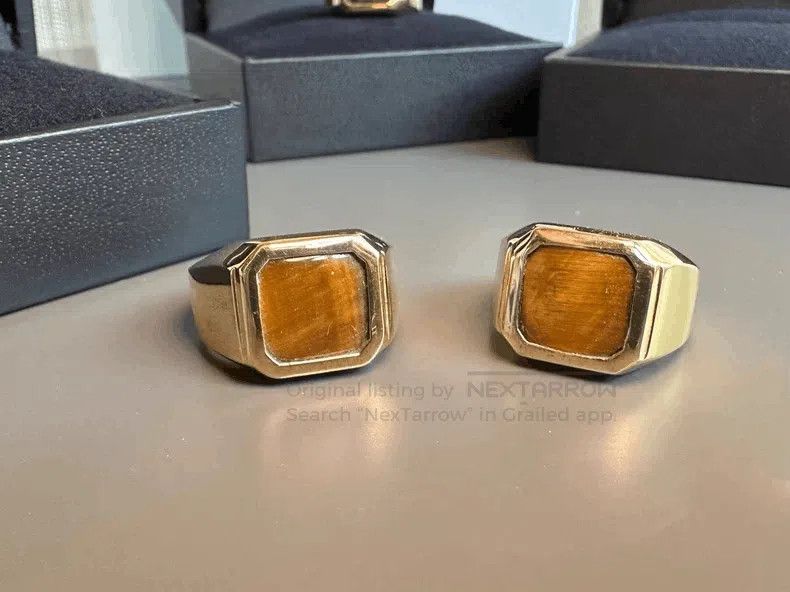 Wacko Maria Wacko Maria SV925 Amber Eye Ring Size ONE SIZE - 7 Thumbnail