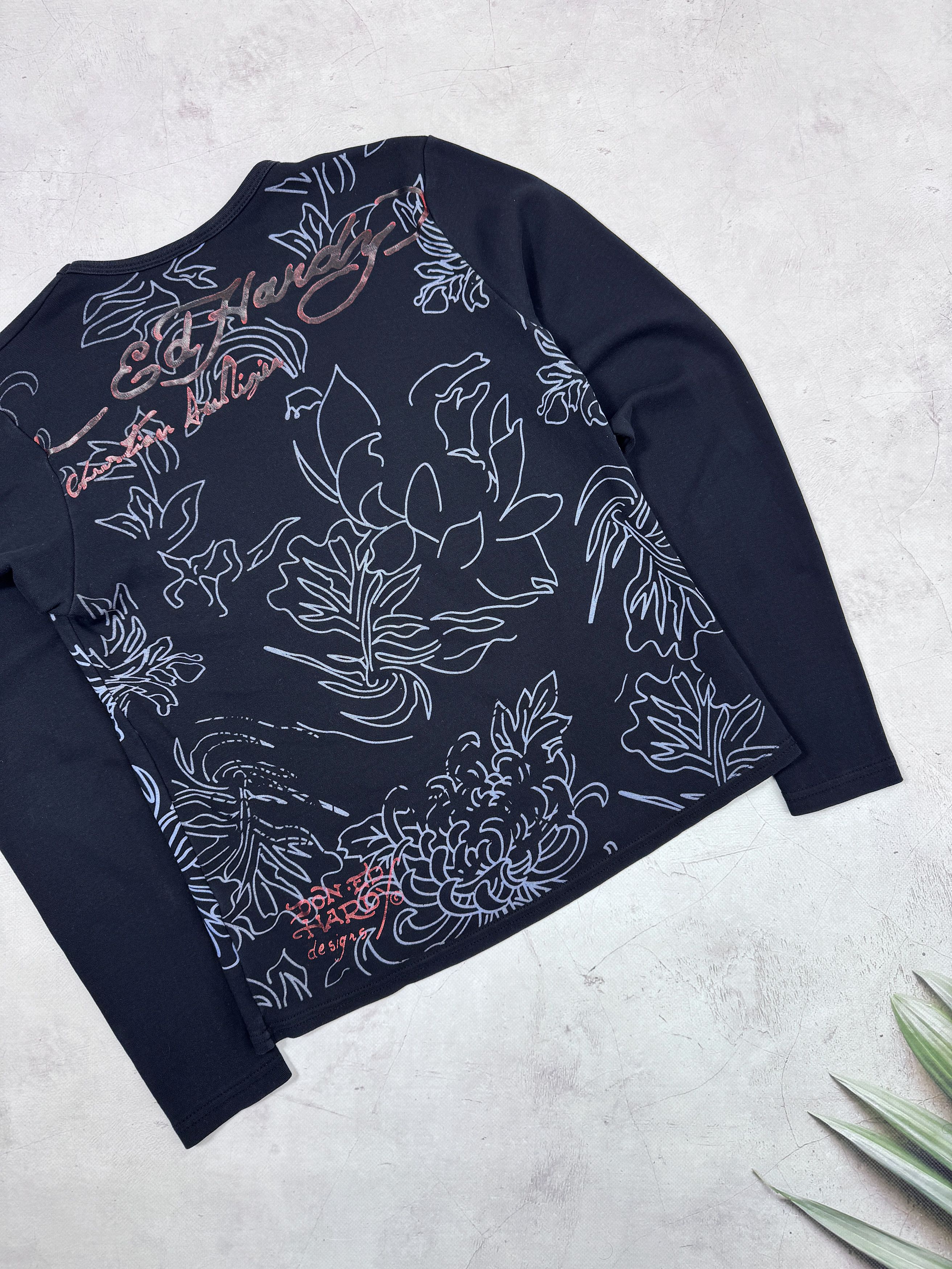 Christian Audigier Ed Hardy by Christian Audigier T-Shirt LS WILD LOVE Size M / US 6-8 / IT 42-44 - 15 Thumbnail