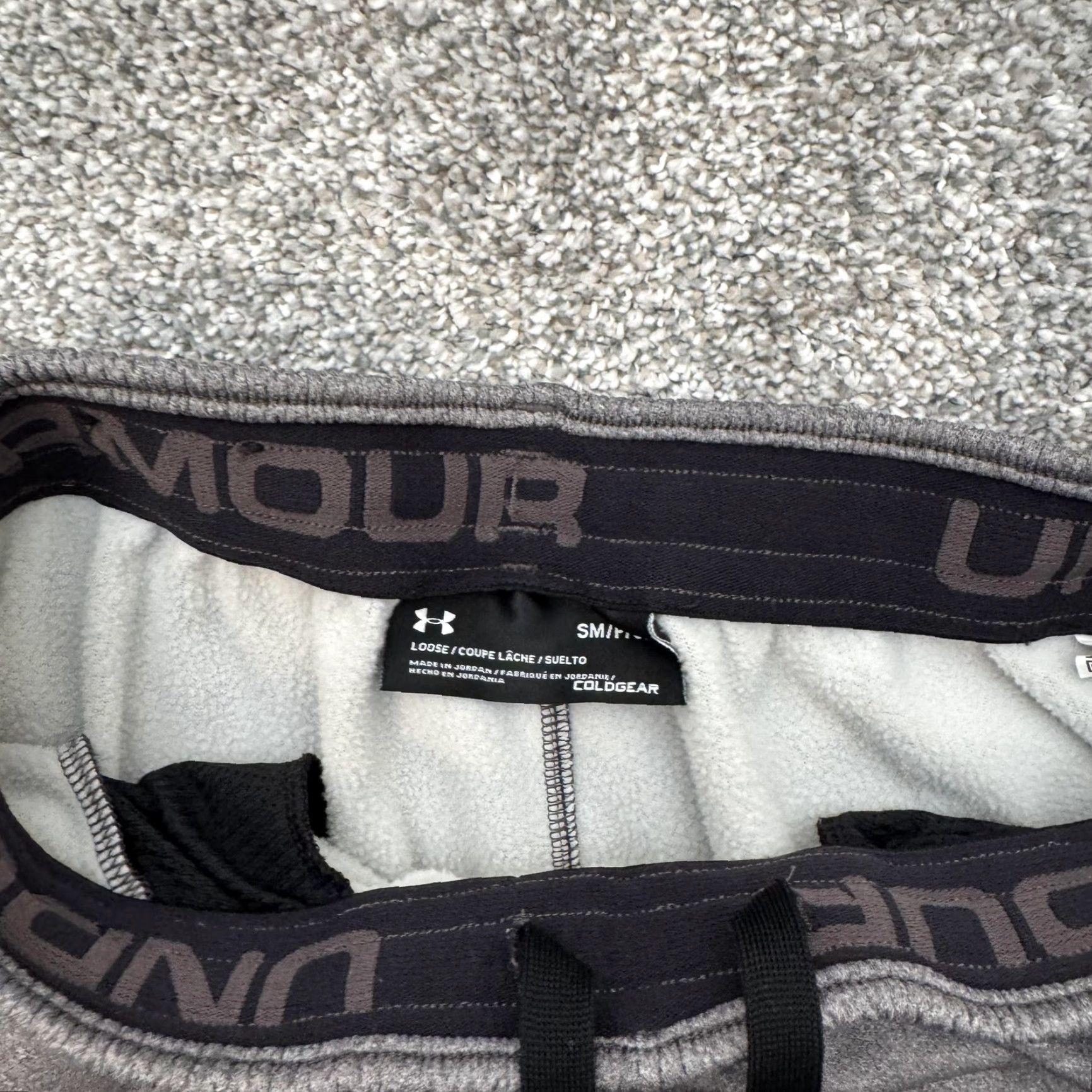 Under Armour Under Armour Pants S Gray ColdGear Fleece Joggers Sweatpants Womens Regular Small Heathered Gray Size 28" / US 6 / IT 42 - 7 Thumbnail