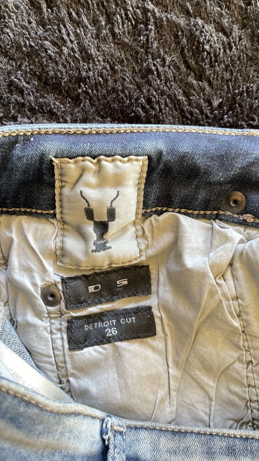 Rick Owens × Rick Owens Drkshdw F/W 17 Detroit Cut “Hustler Blue” Size 26" / US 2 / IT 38 - 9 Thumbnail