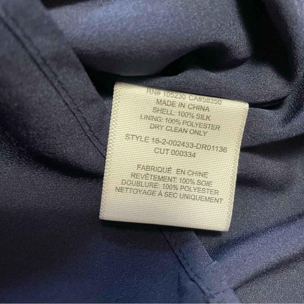 Joie NWT New $328 Joie Ginabel Silk Handkerchief Dress Blue Red Size S / US 4 / IT 40 - 8 Thumbnail