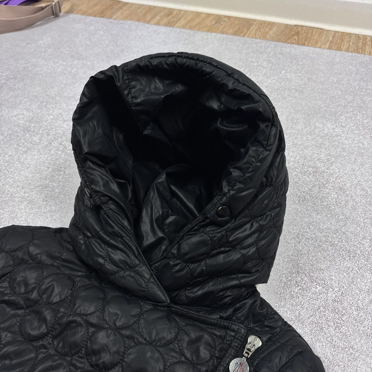 Moncler Women`s Moncler Black Puffer Quilted Hooded Jacket Size XS Size XS / US 0-2 / IT 36-38 - 7 Thumbnail