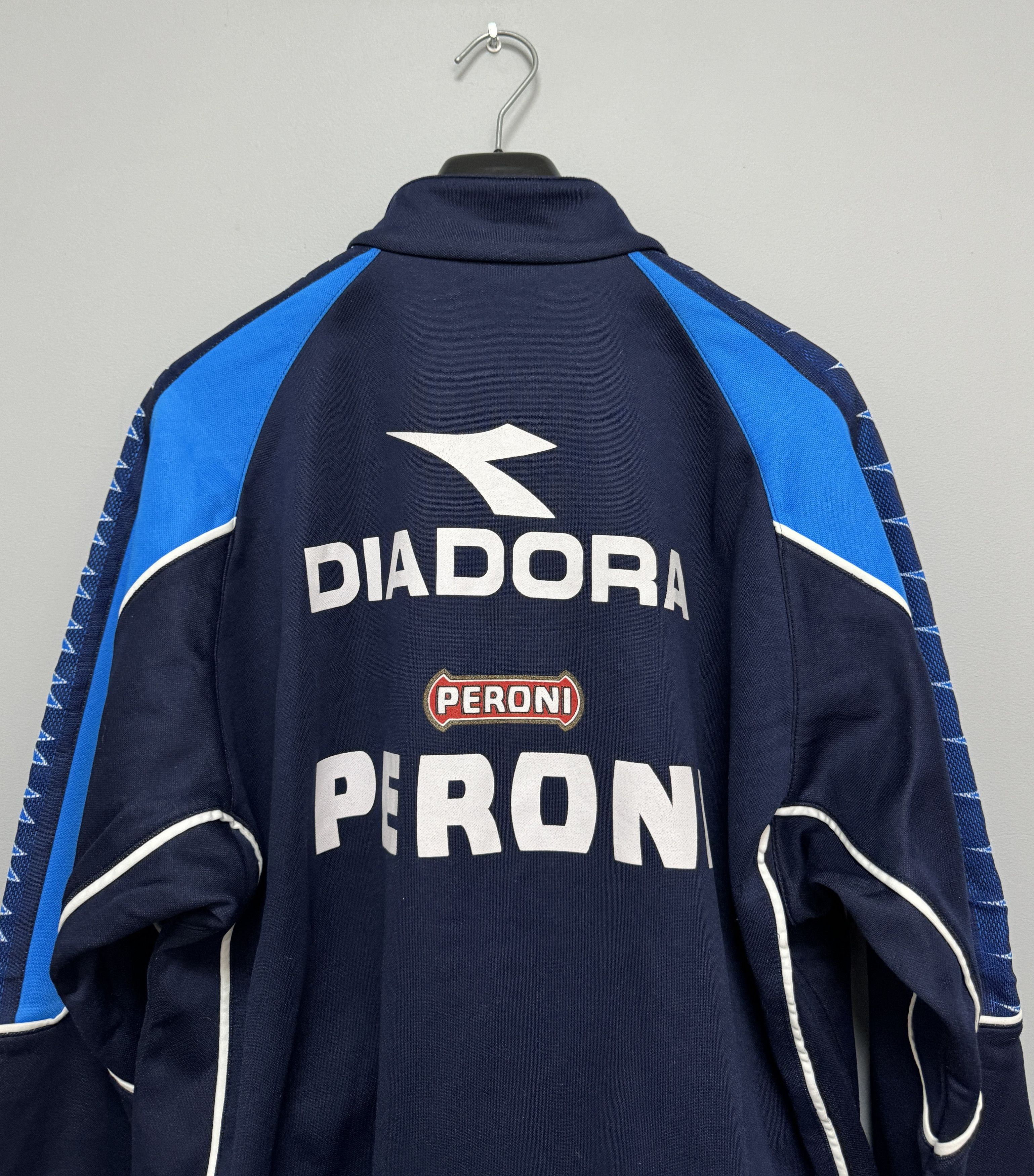Diadora SSC Napoli Diadora 2000 2001 Track Jacket Full Zip Size L Size US L / EU 52-54 / 3 - 9 Thumbnail