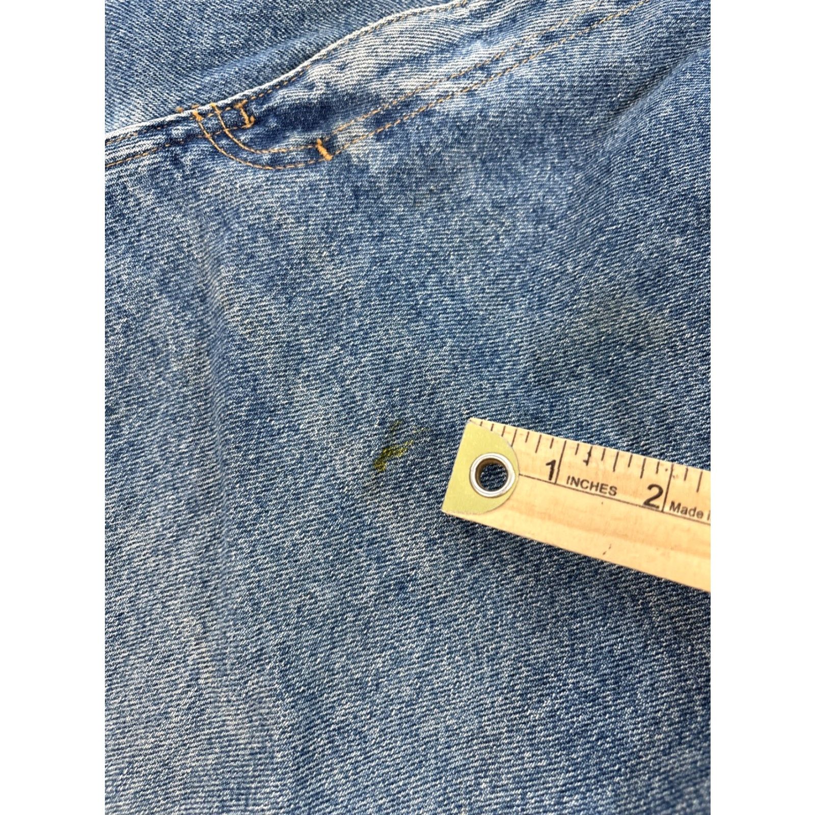 Calvin Klein VINTAGE Calvin Klein Jeans Size 31x28 Regular Men Blue Stone Wash Easy Fit Straight 31 28 Mens Jeans Size US 31 - 5 Thumbnail