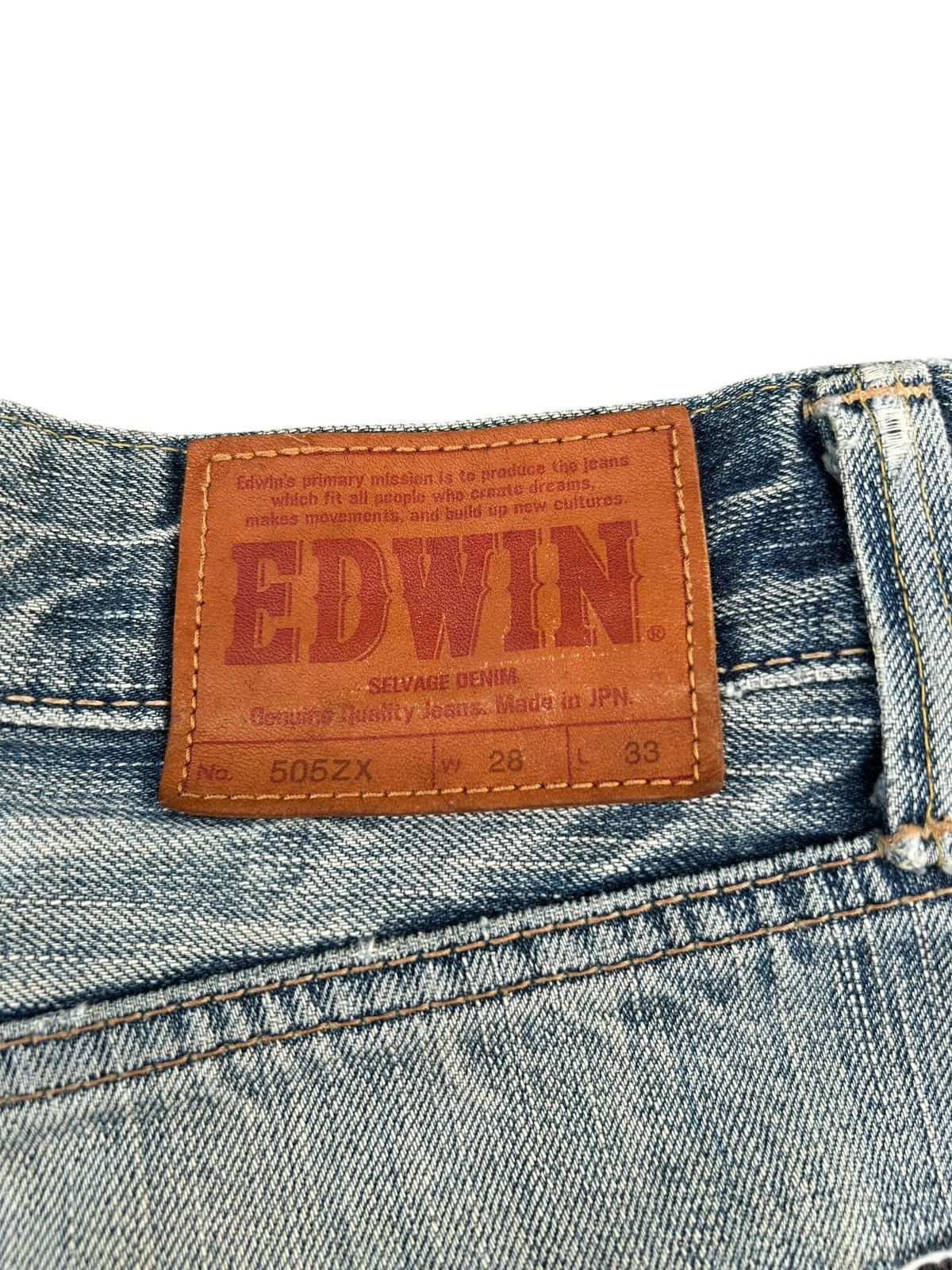Kapital Thrashed Vintage Edwin 505zx Selvedge Denim Jeans japan Size US 31 - 18 Thumbnail